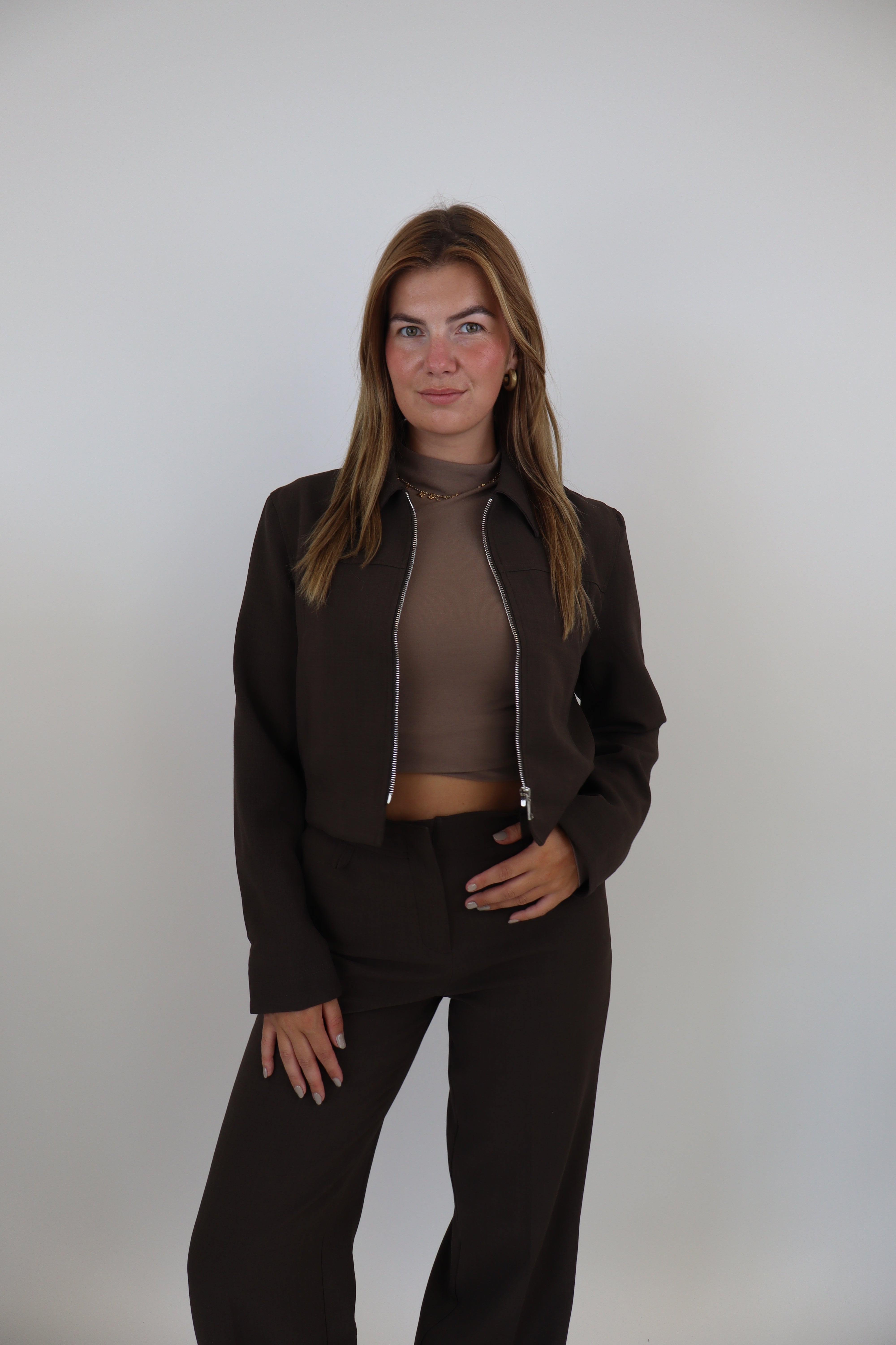 By Kie Jacket - Dark Brown