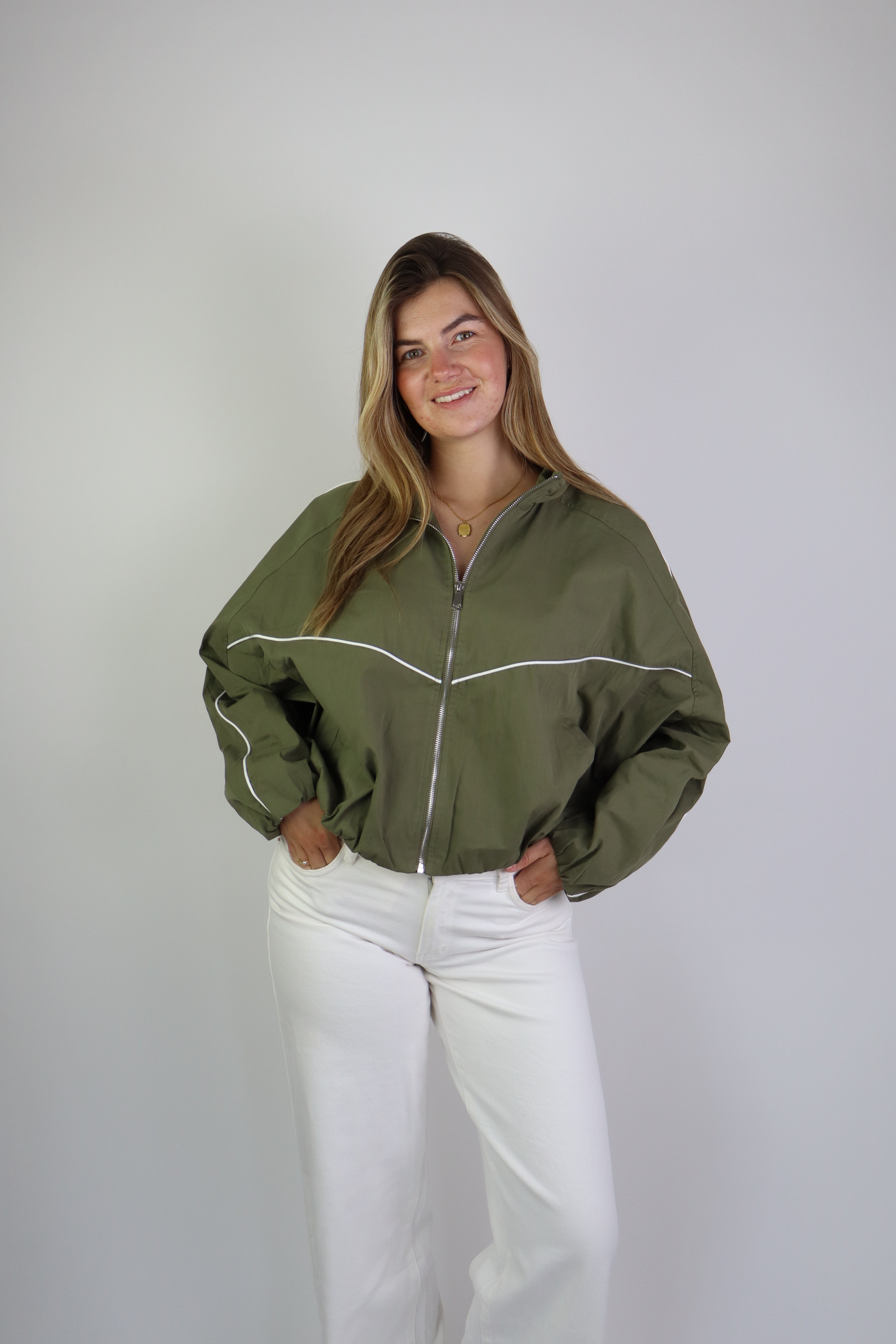 Maudy Track Jacket Army Green