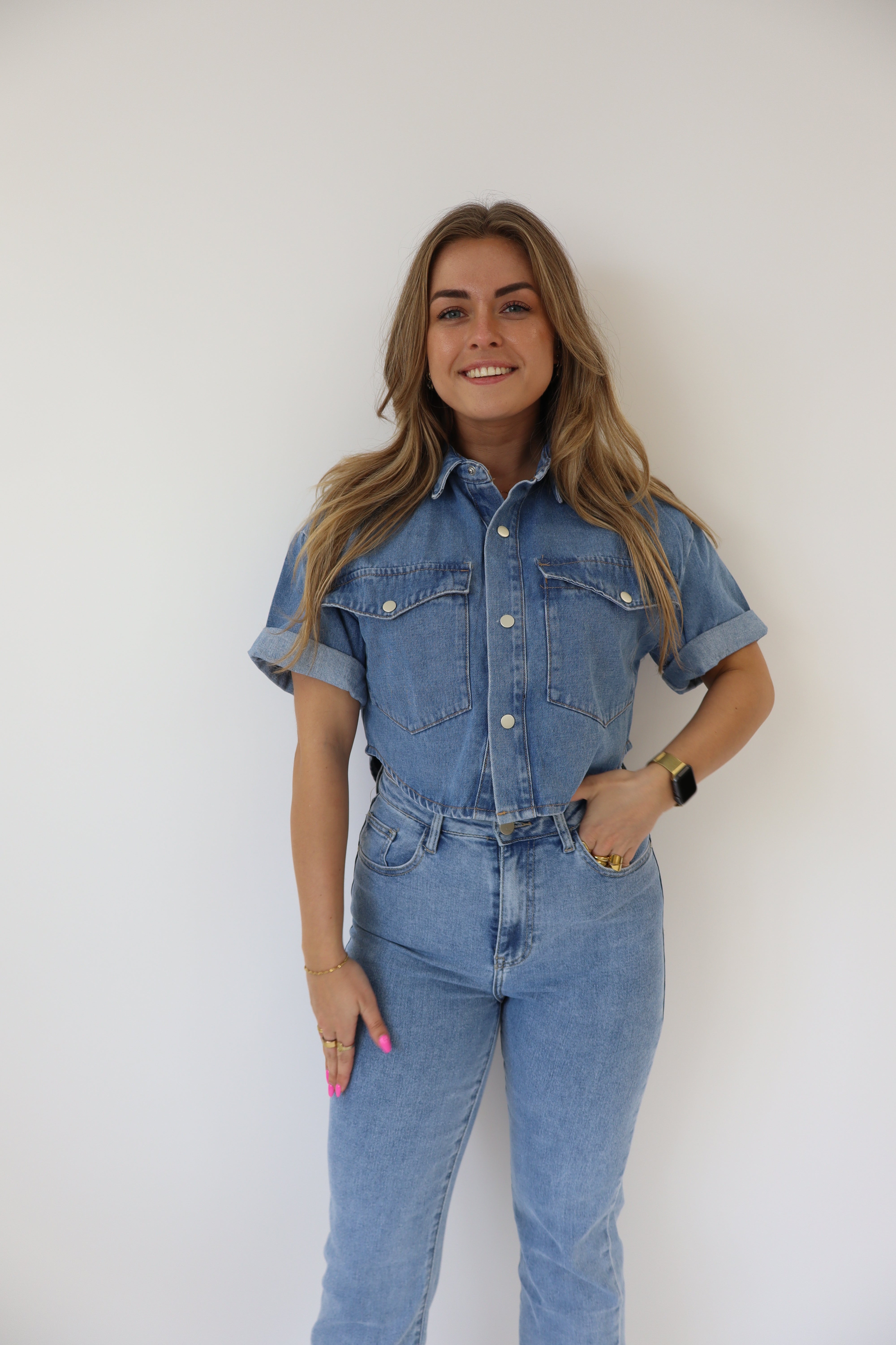 Gaia Denim Blouse