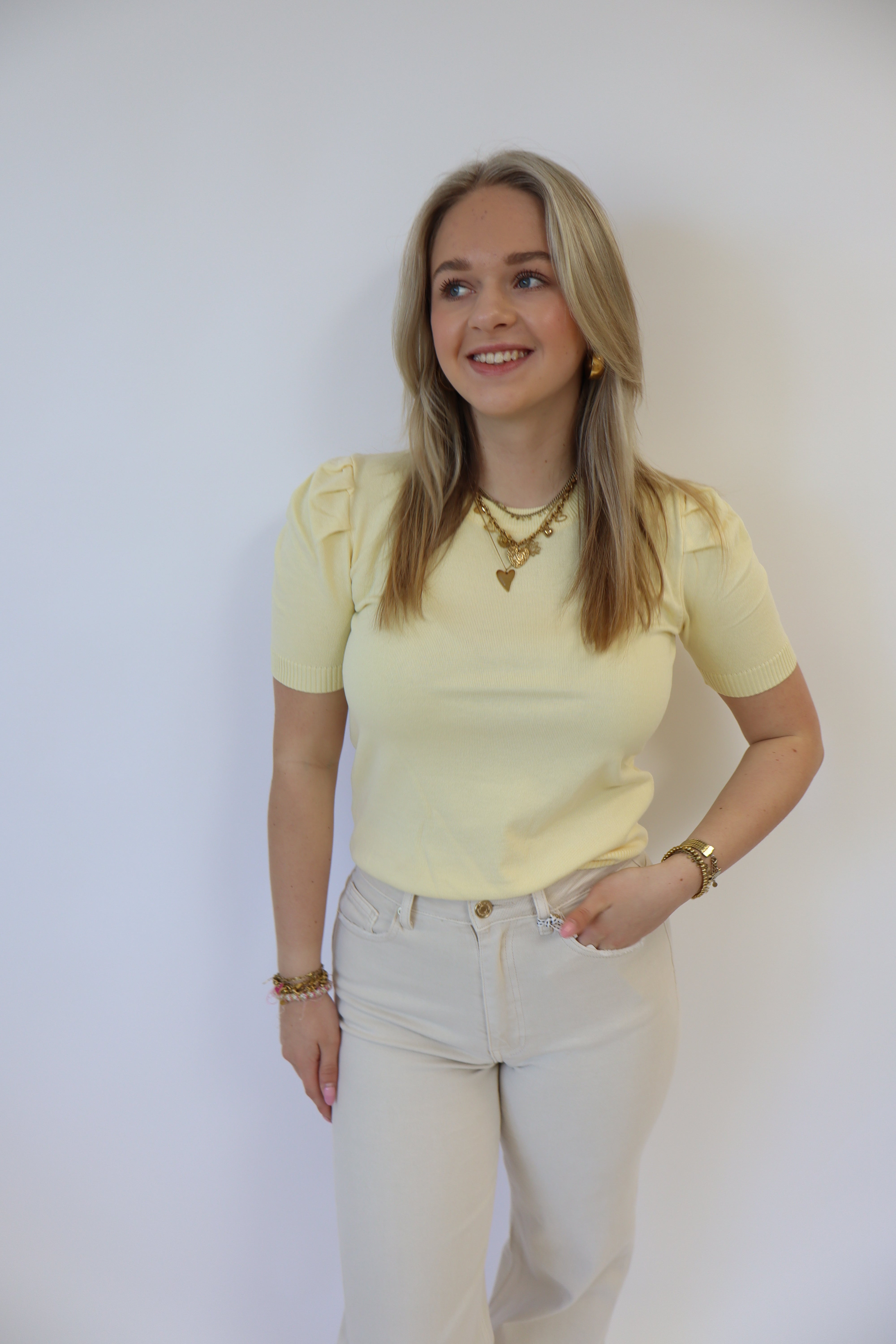 Nikee Top Butter Yellow