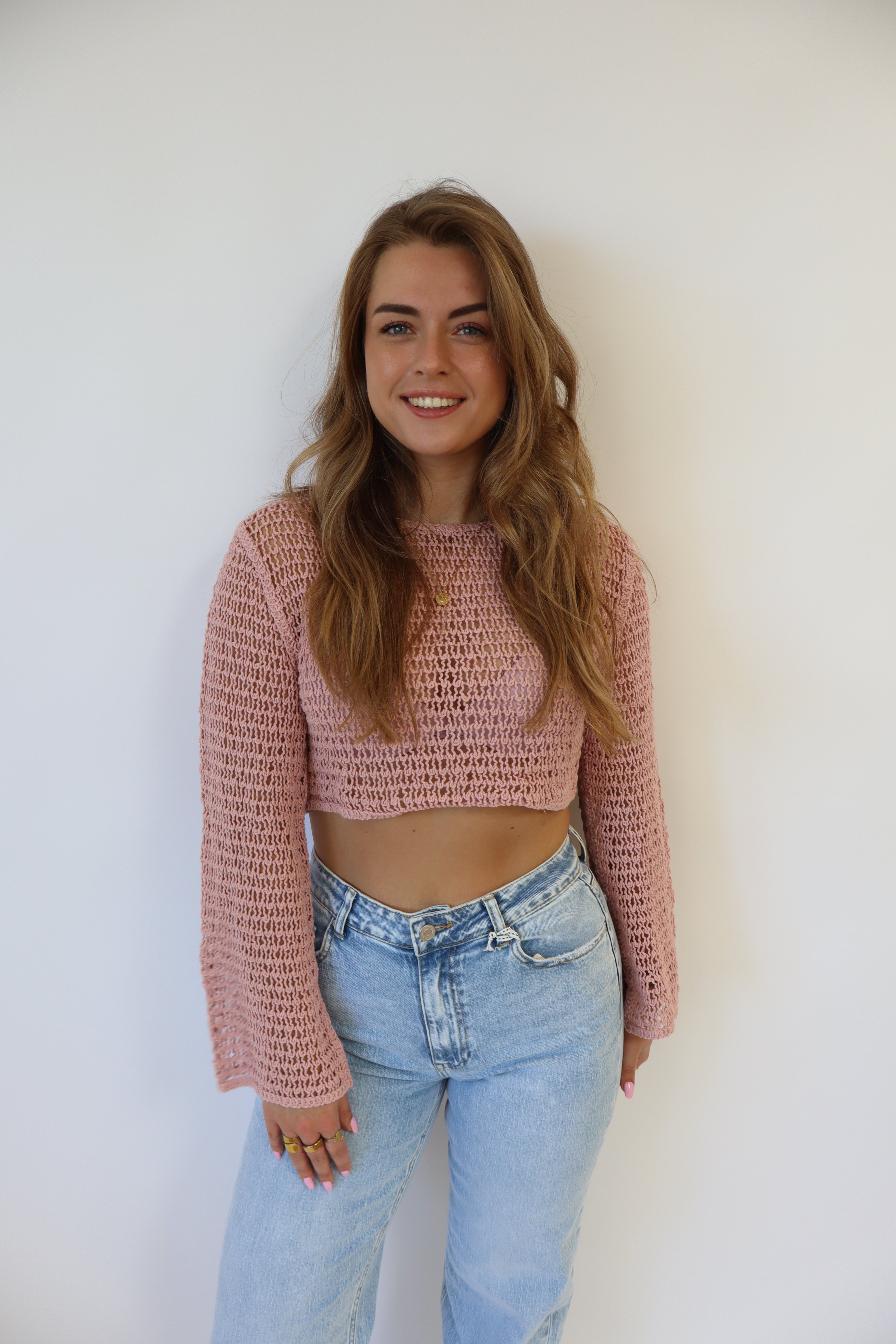 Phoebe Top Roze
