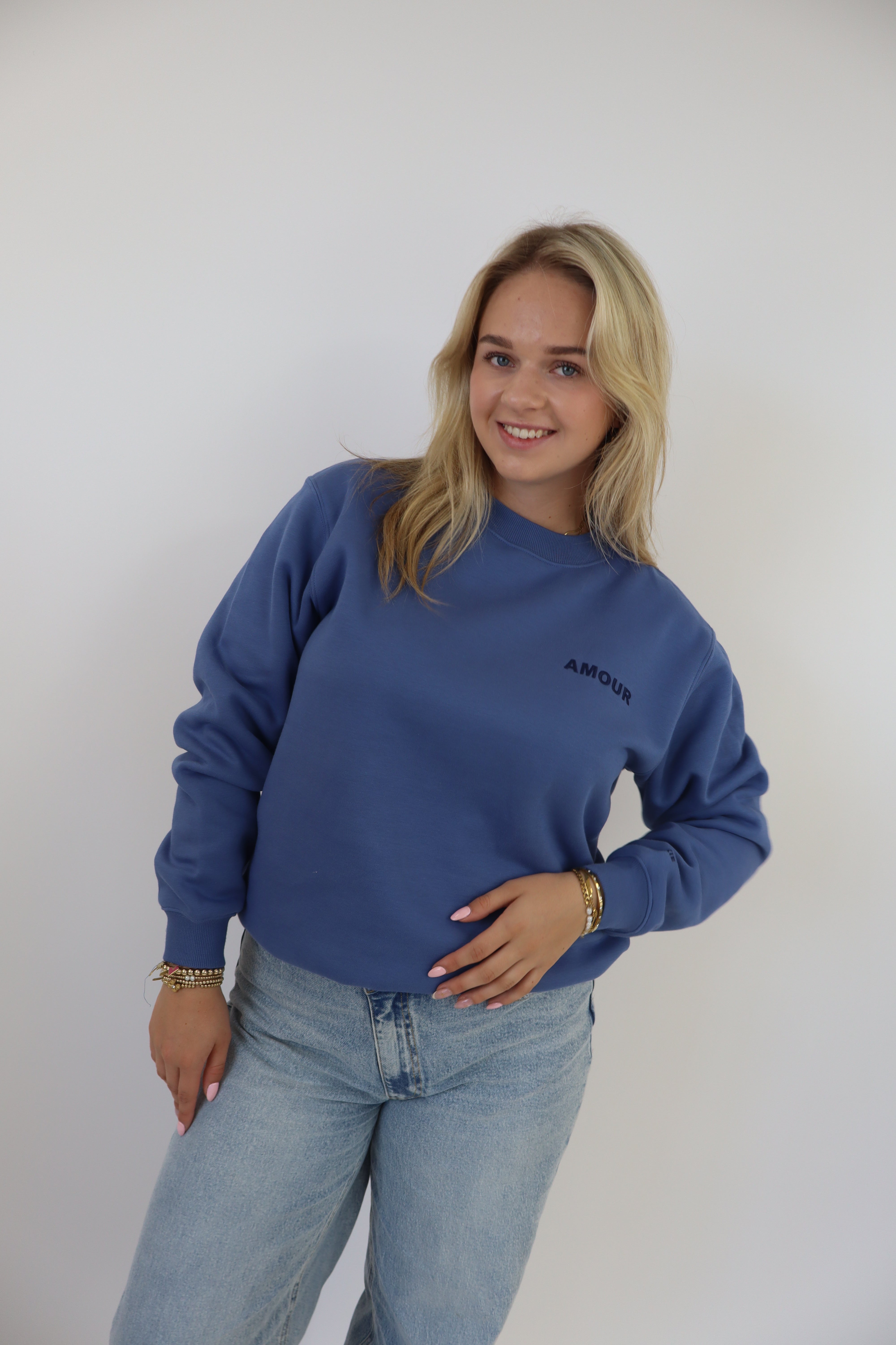 Amour Sweater - Blauw