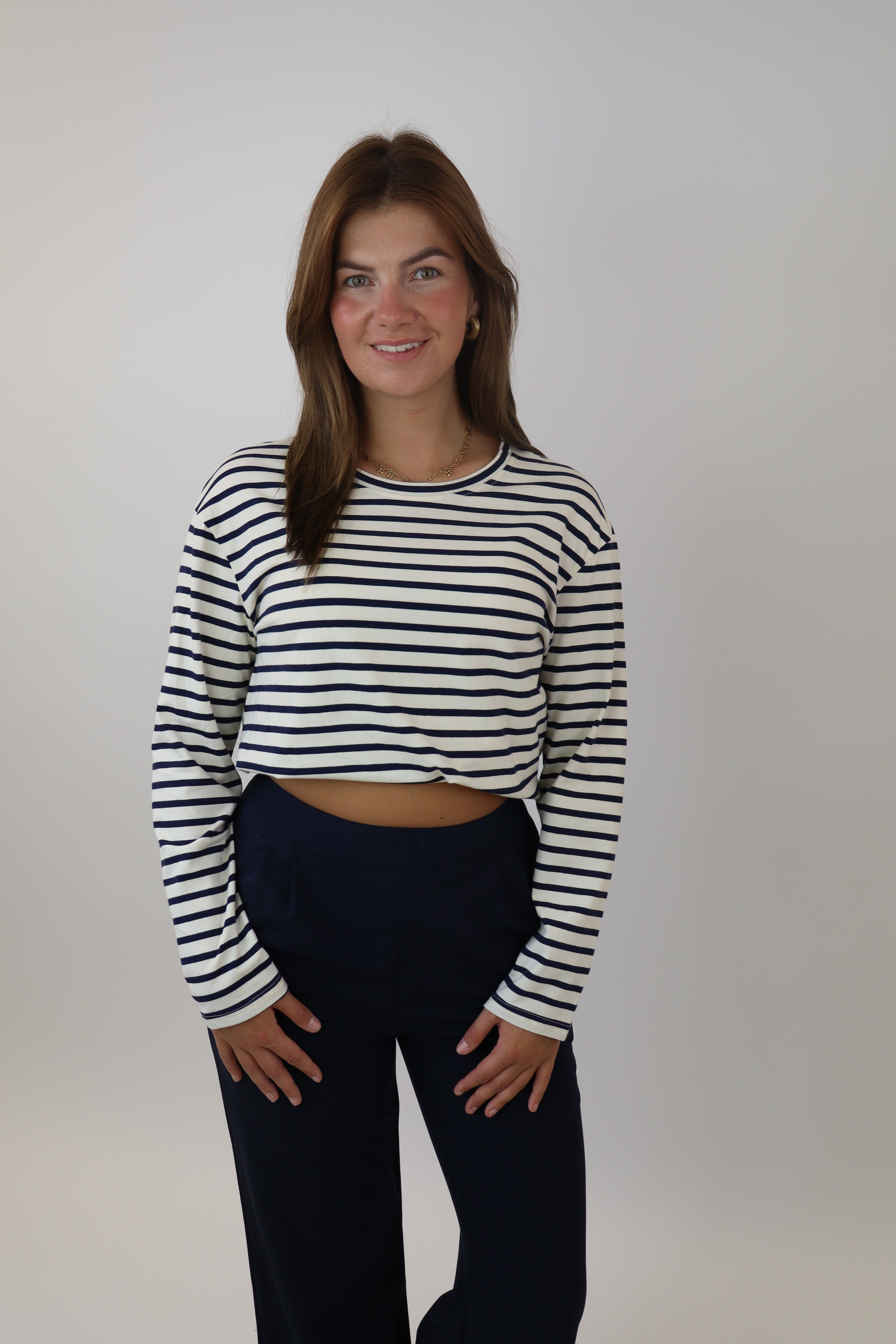 Isis Long Sleeve Top | Navy