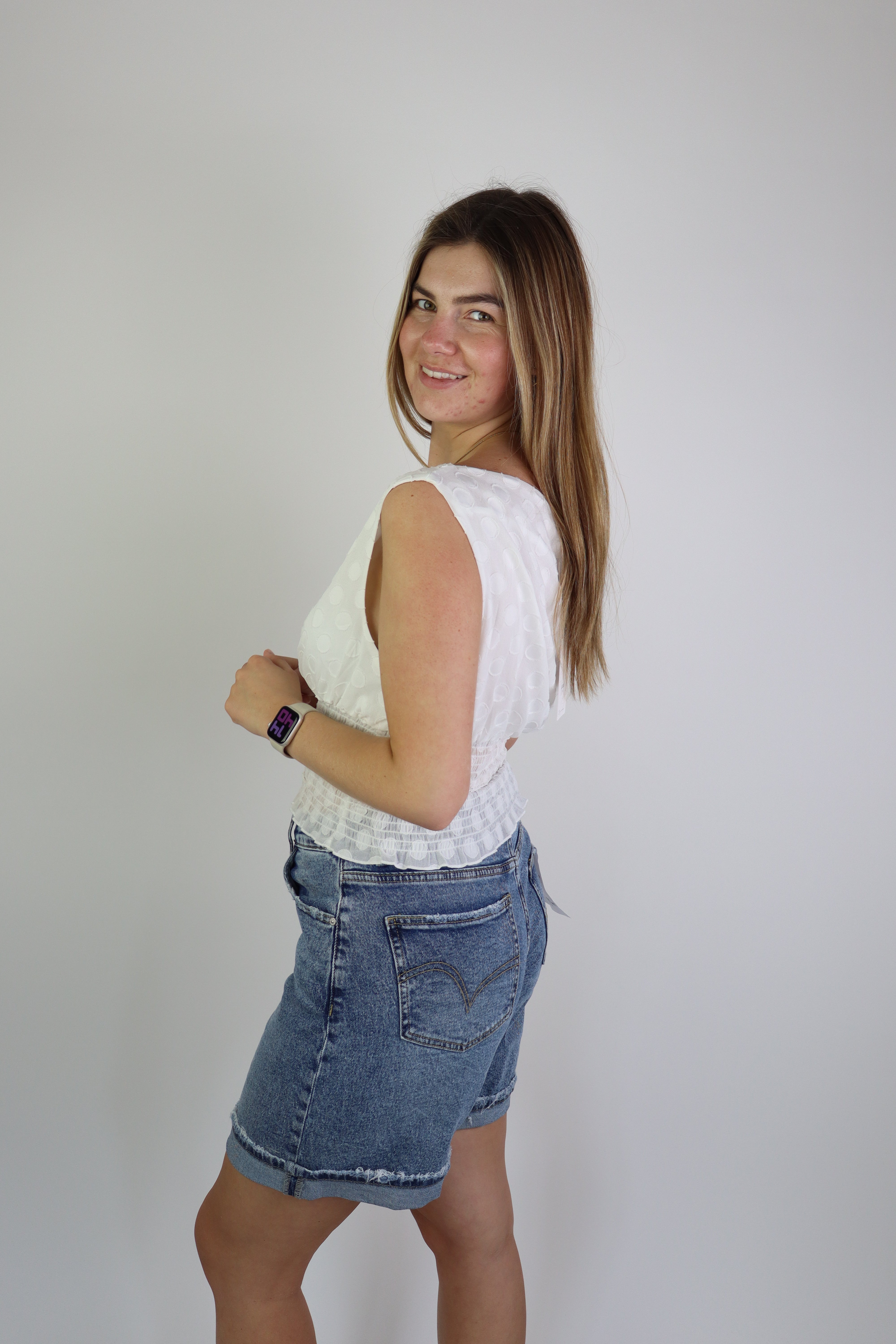 Reza Top White