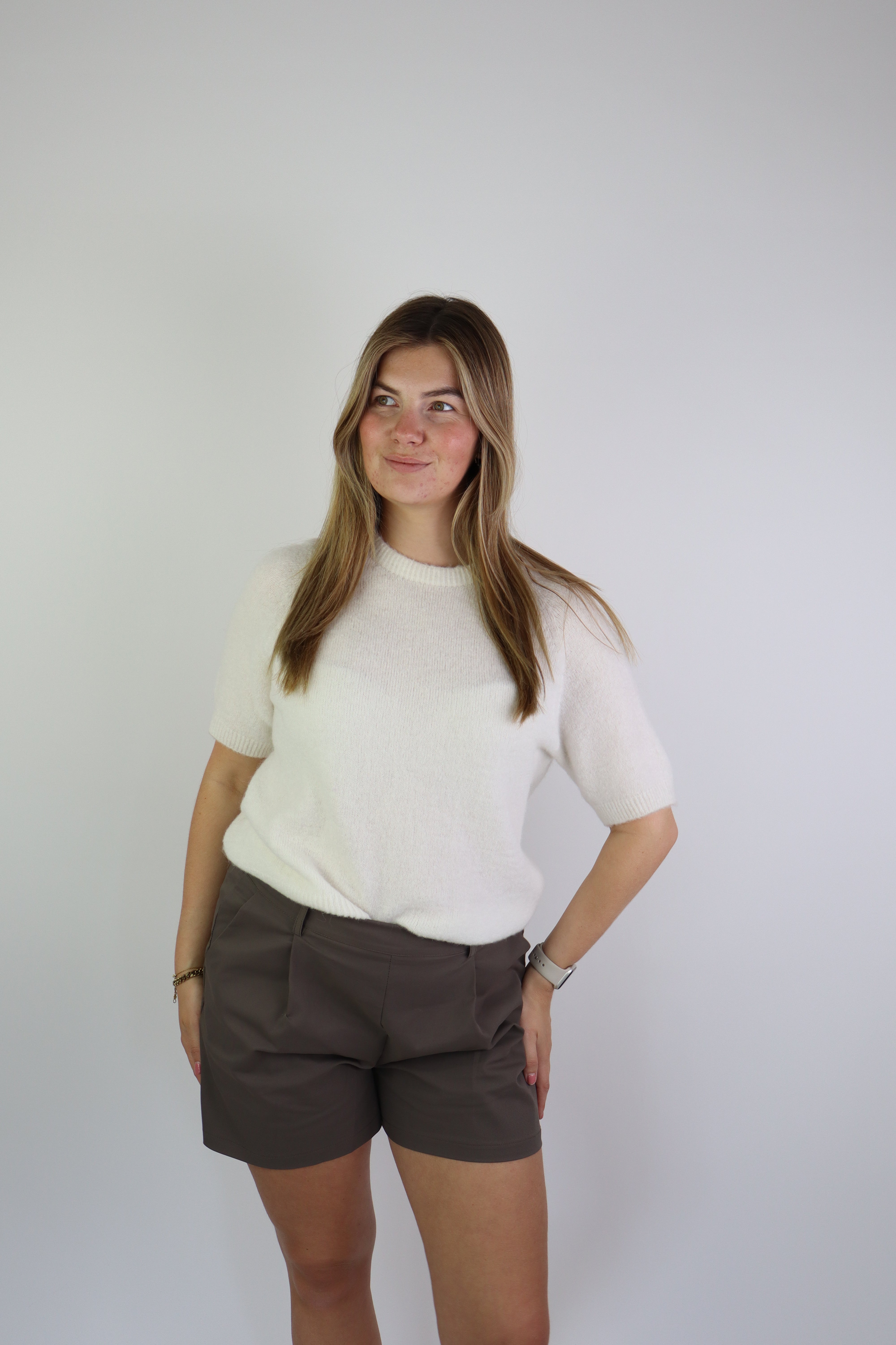 Alpaca Basic Top Off-White
