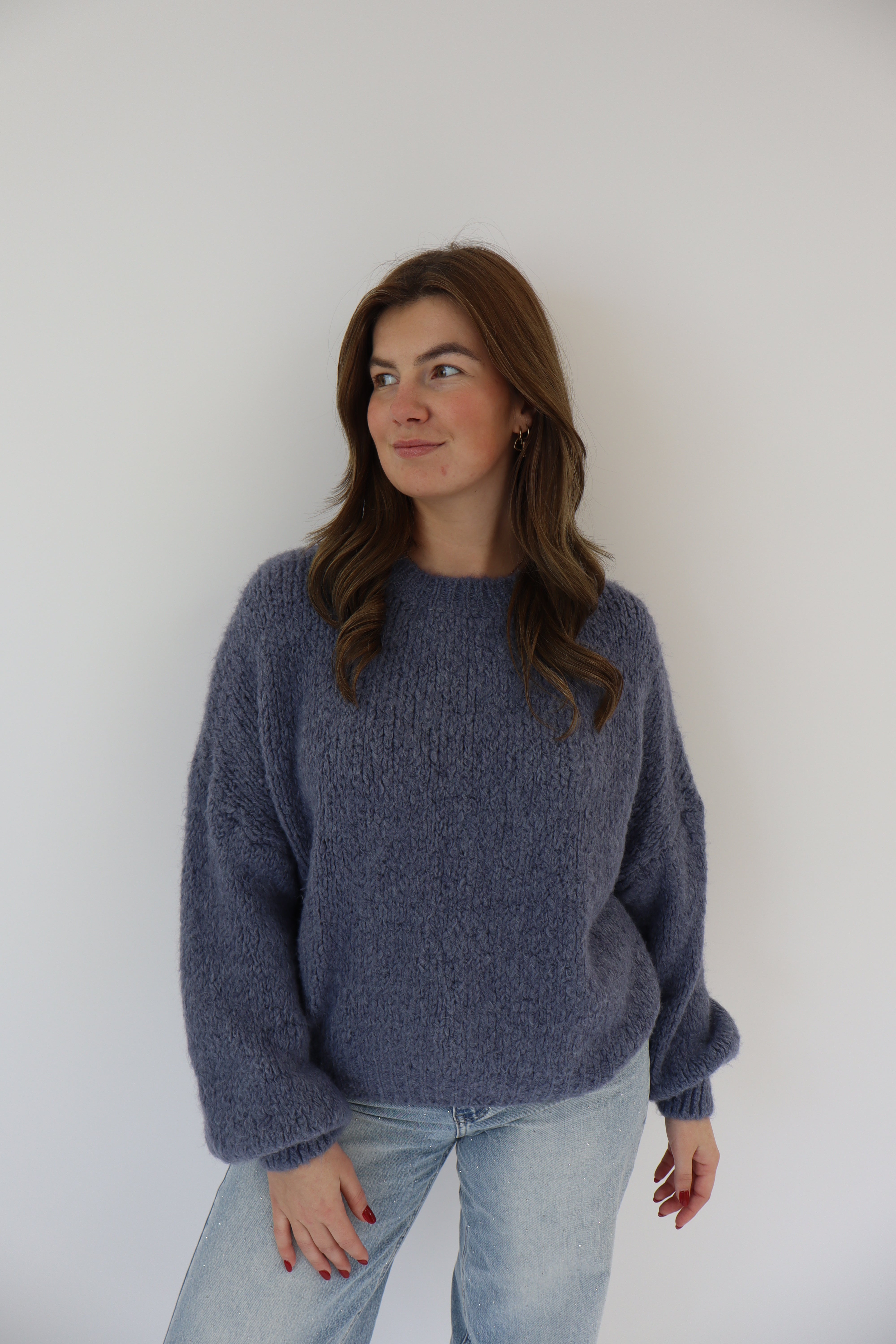 Mae Sweater Denim Blue