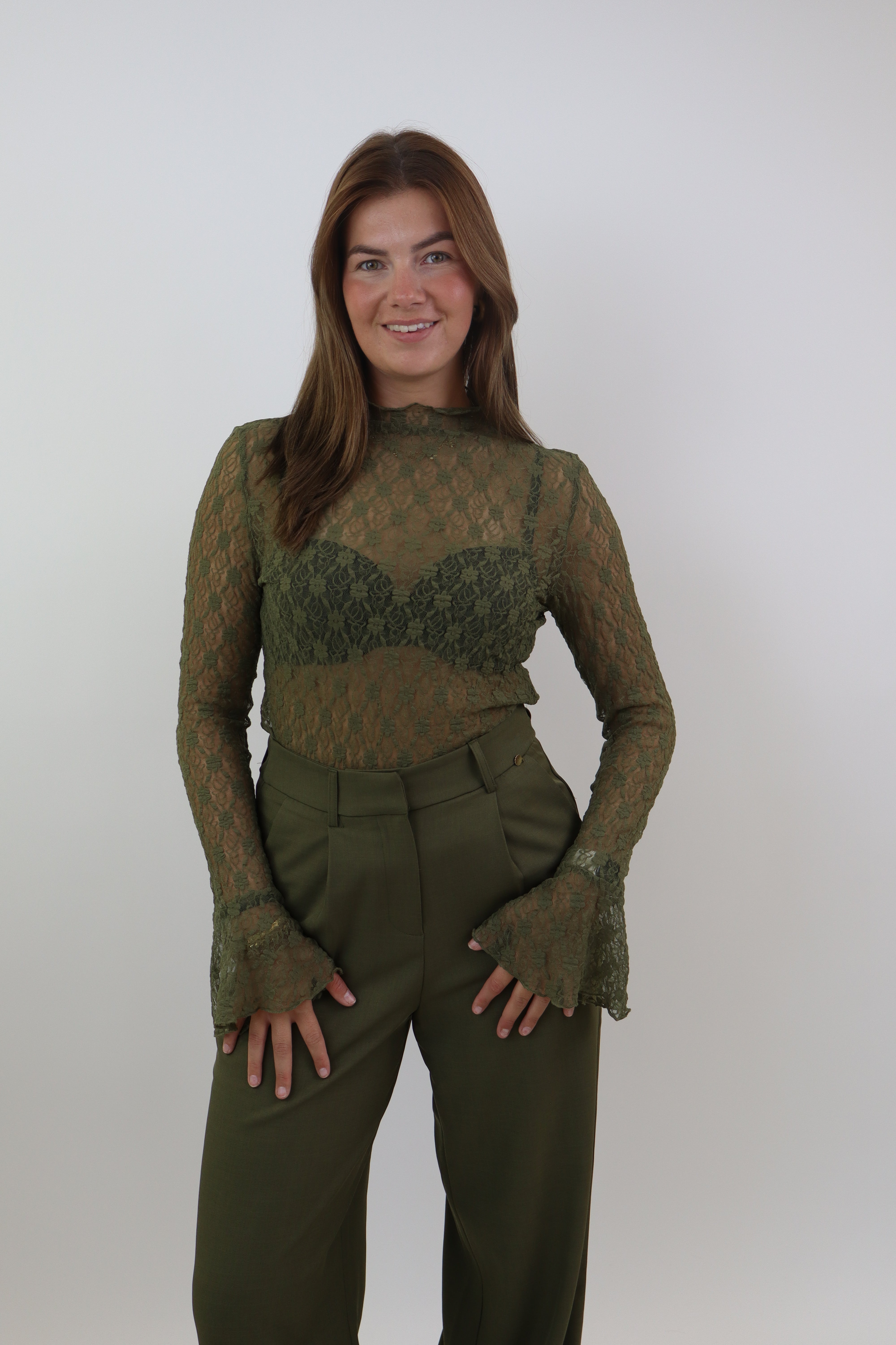 Kanten Top Ambika | Green