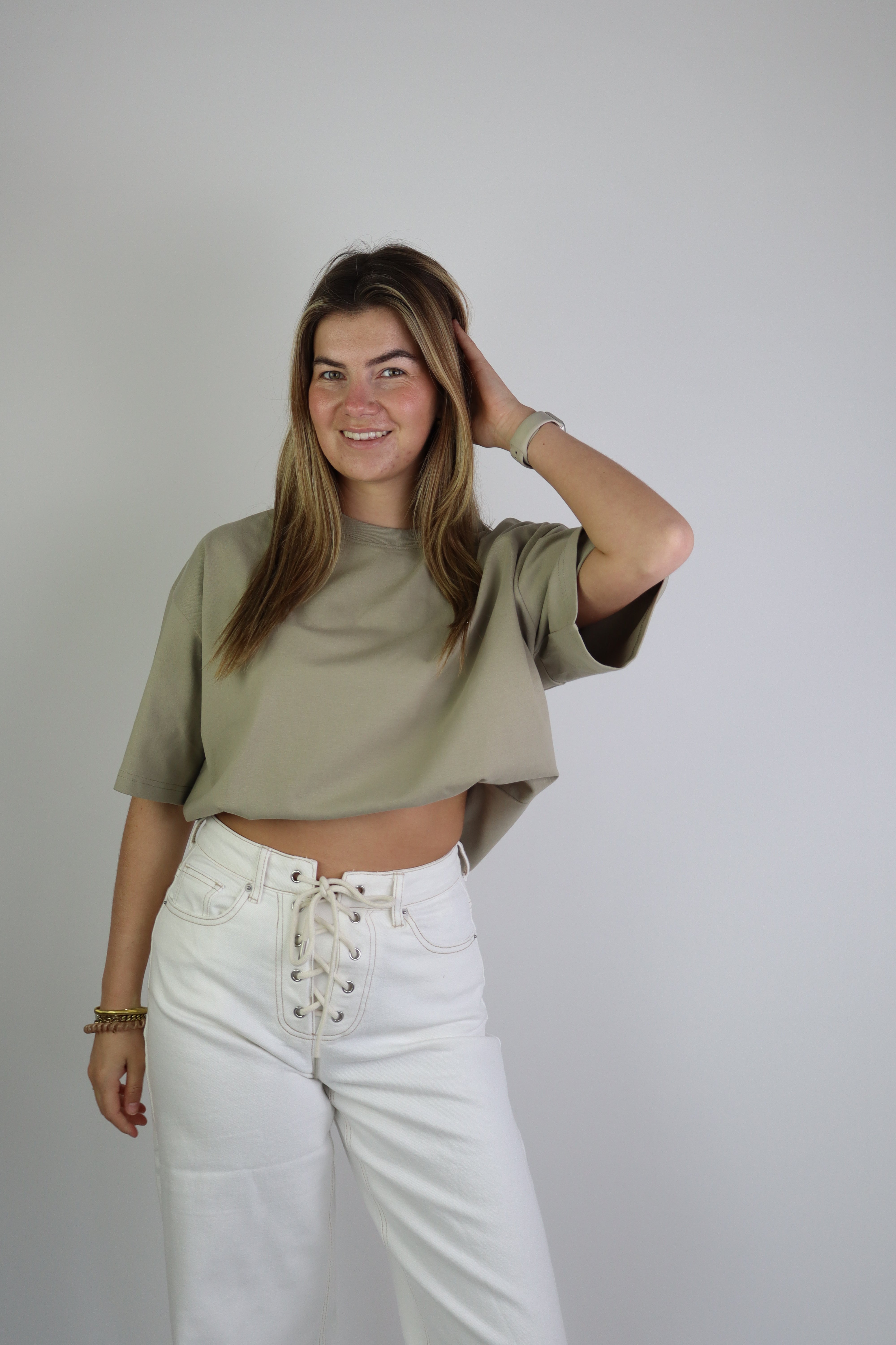 Lucce Basic Tee Taupe