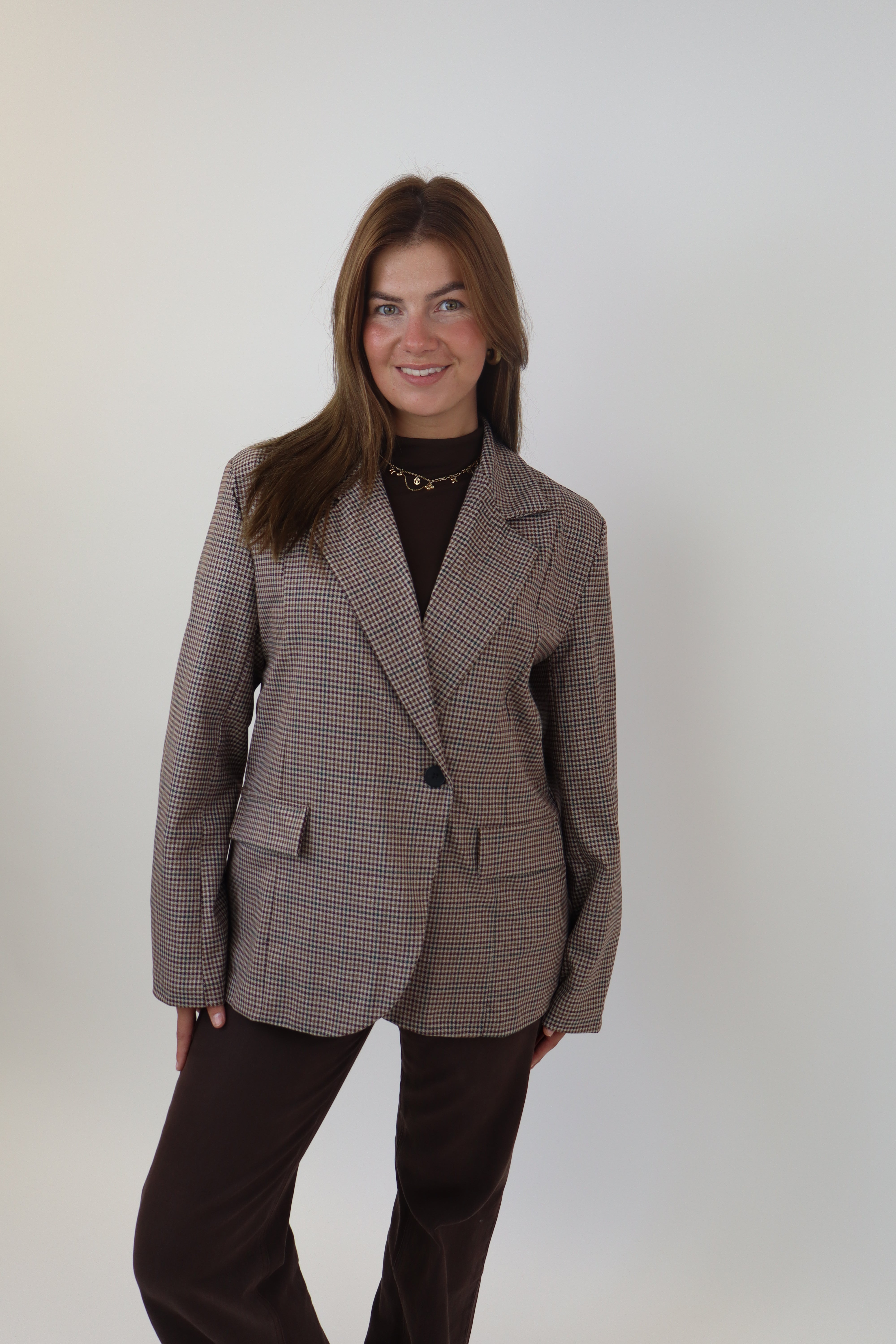 Sterre Geruite Blazer