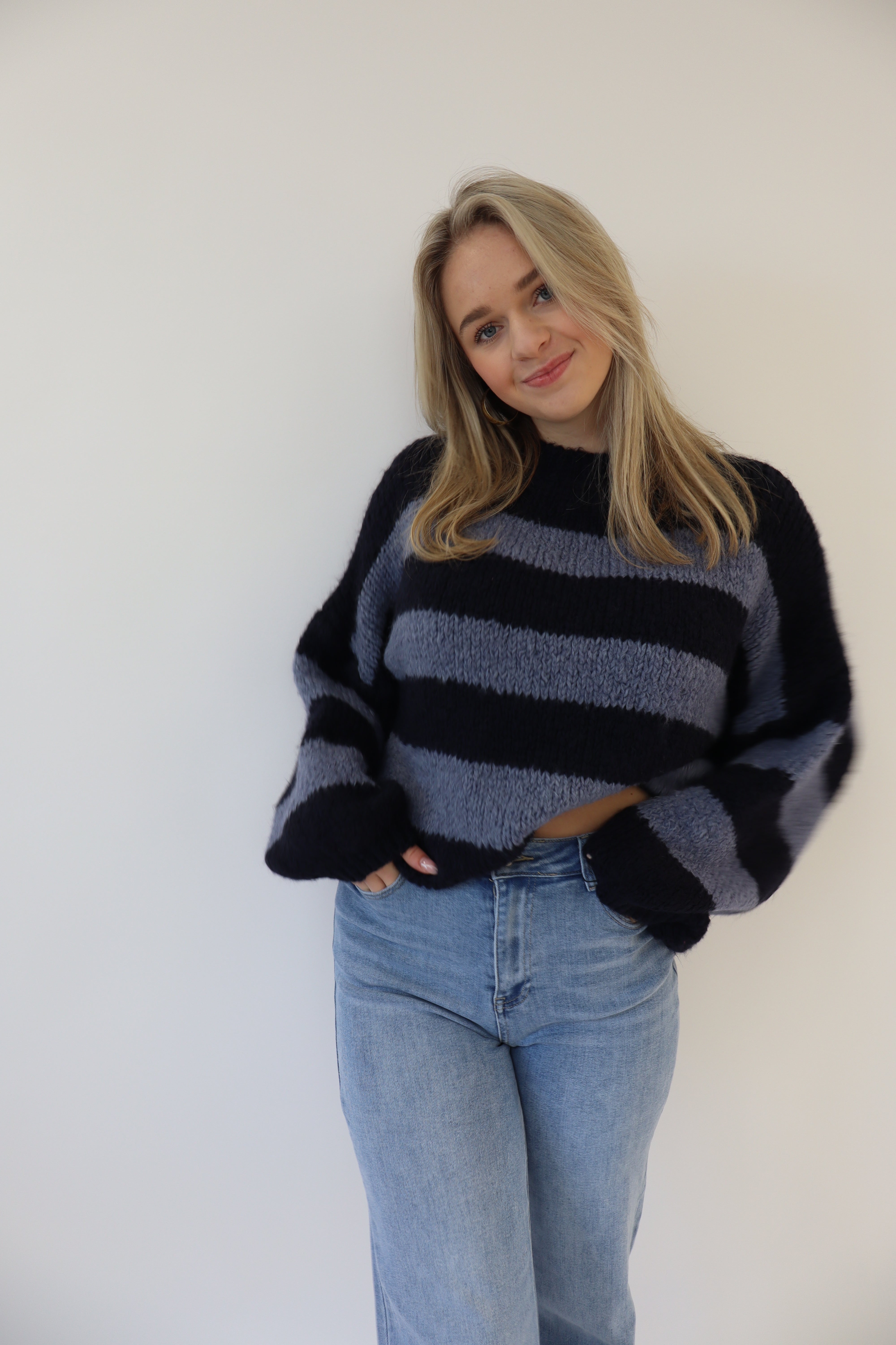 Liva Sweater Navy/Blauw