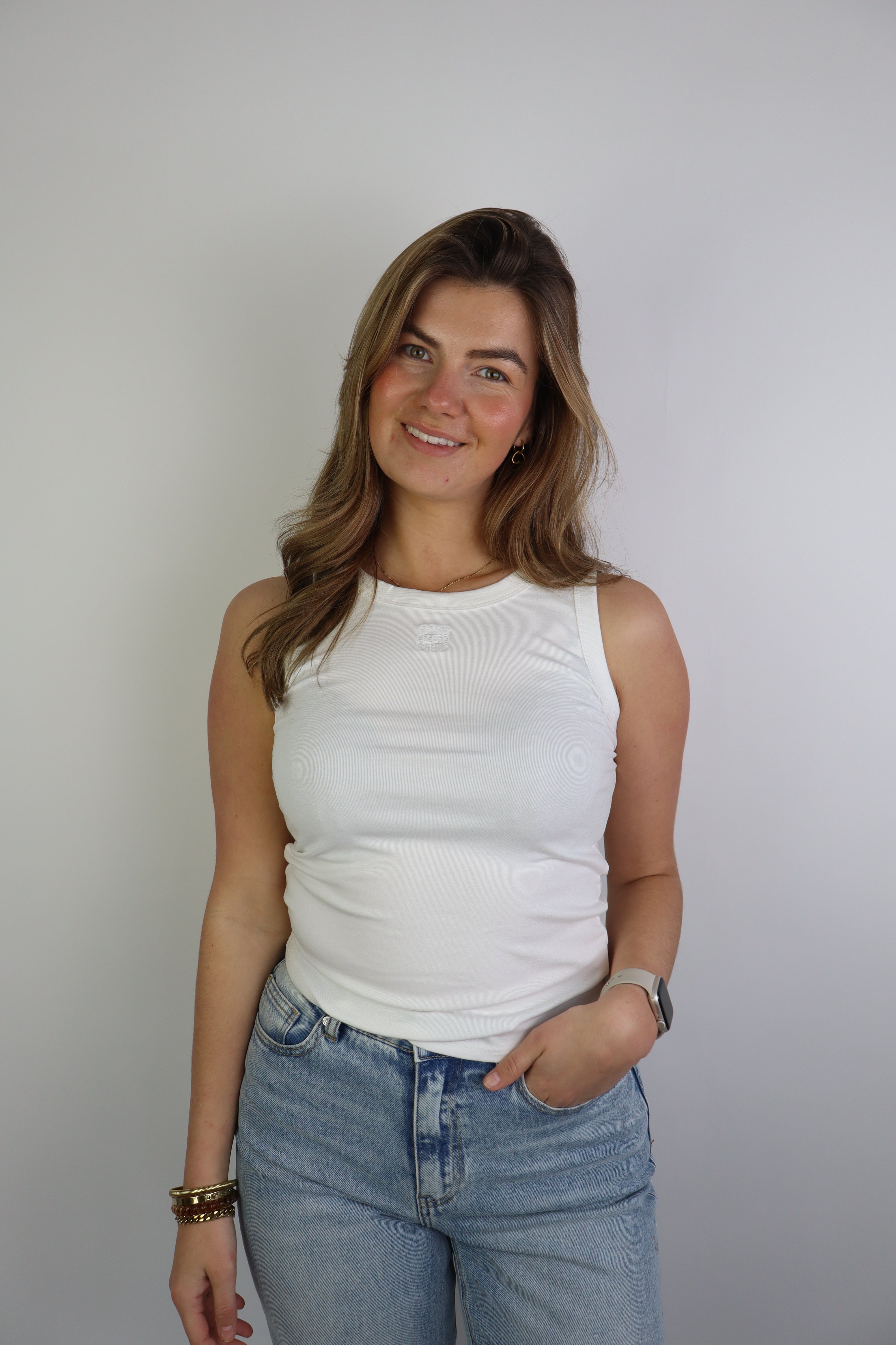 Suus Logo Tank Top Wit