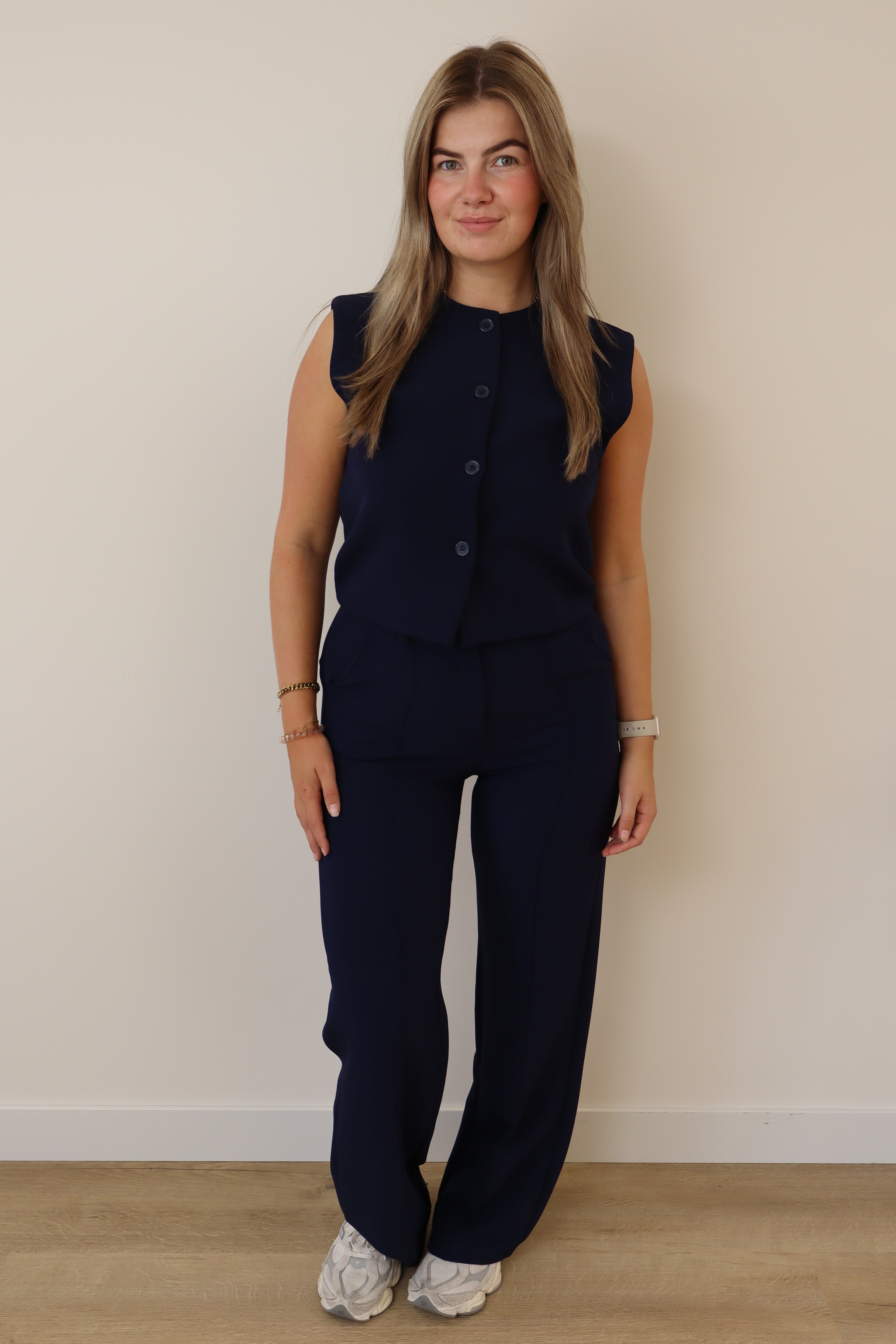 Nové Pantalon Navy