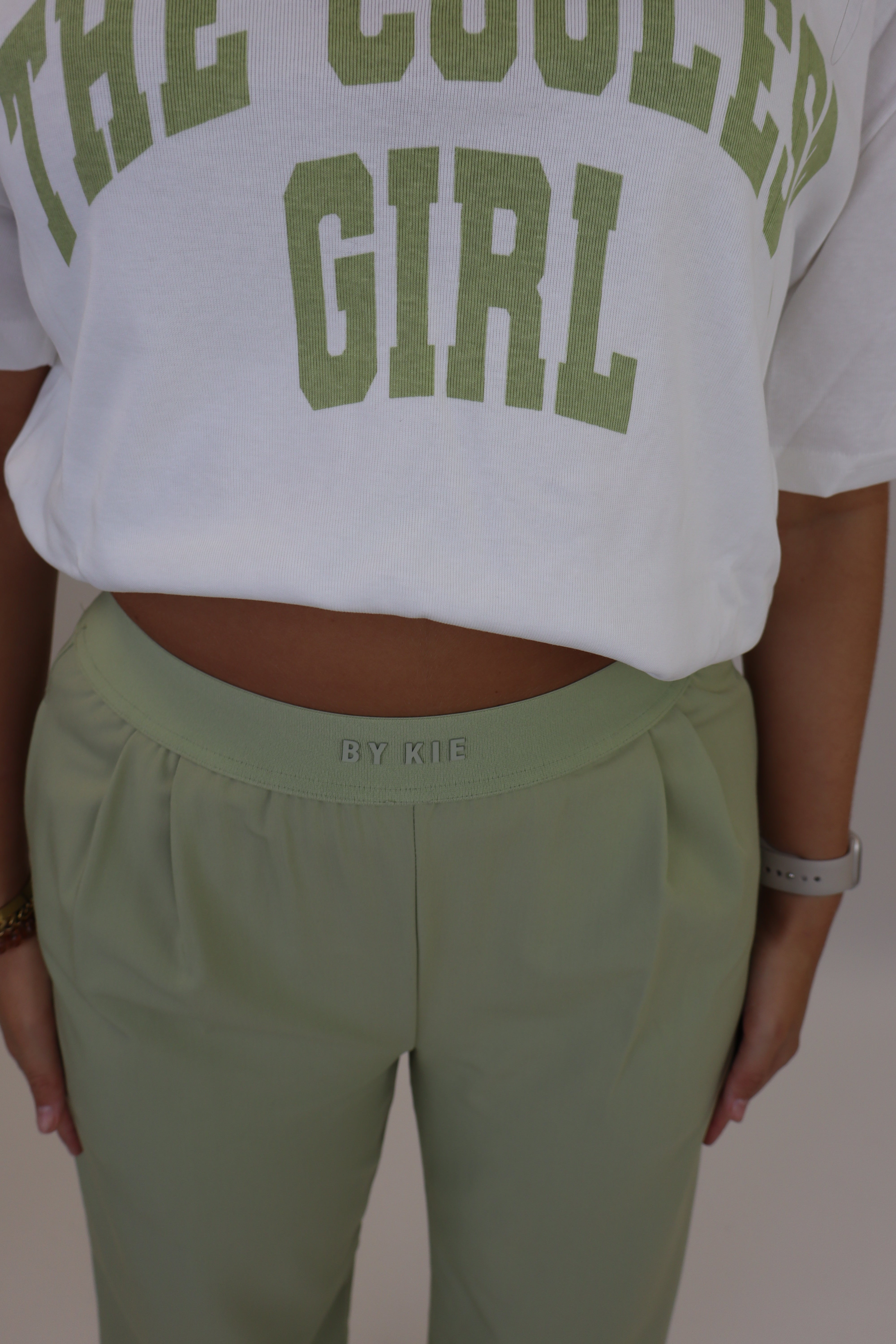 By Kie Pants Light Green