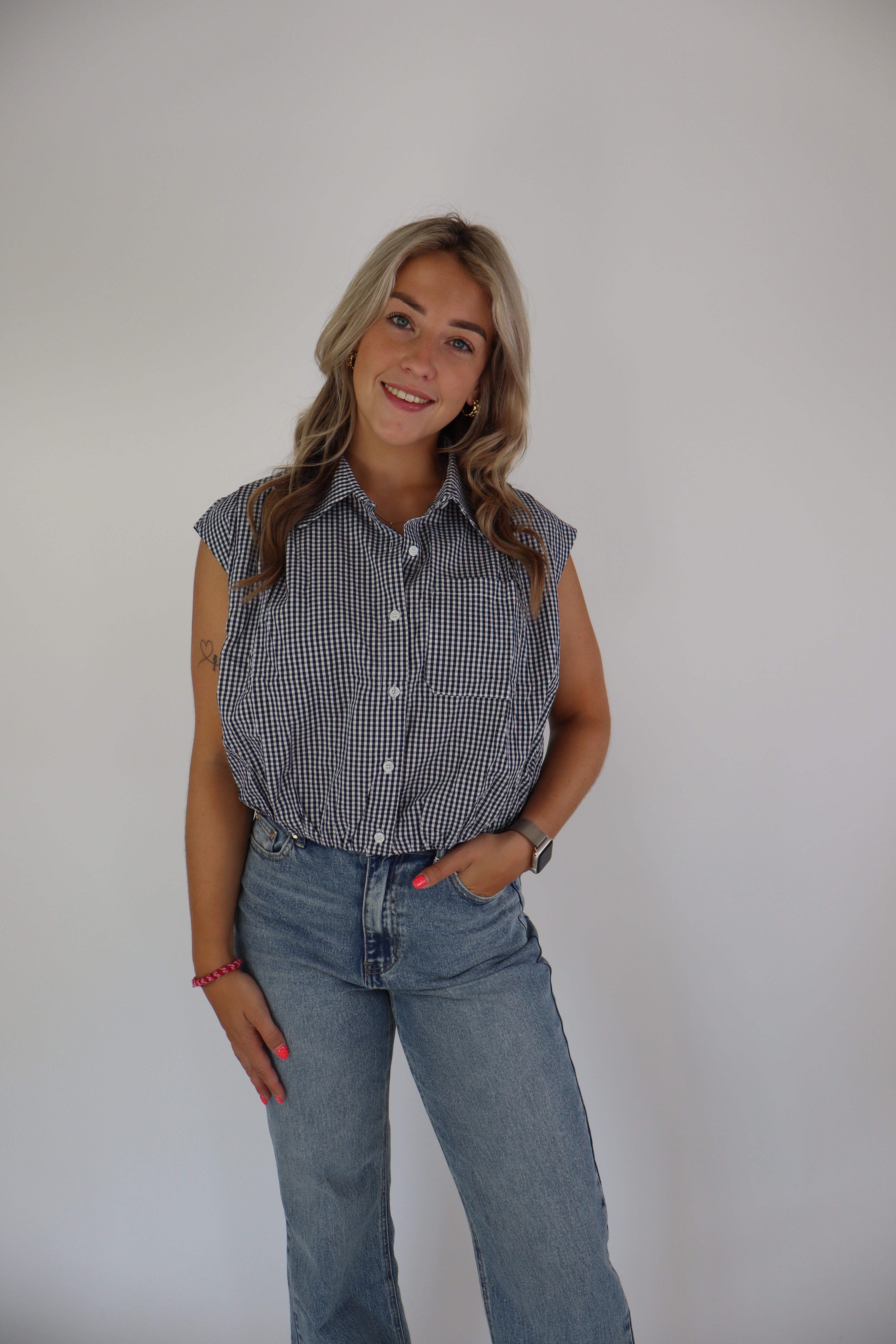 Anouska Blouse Navy