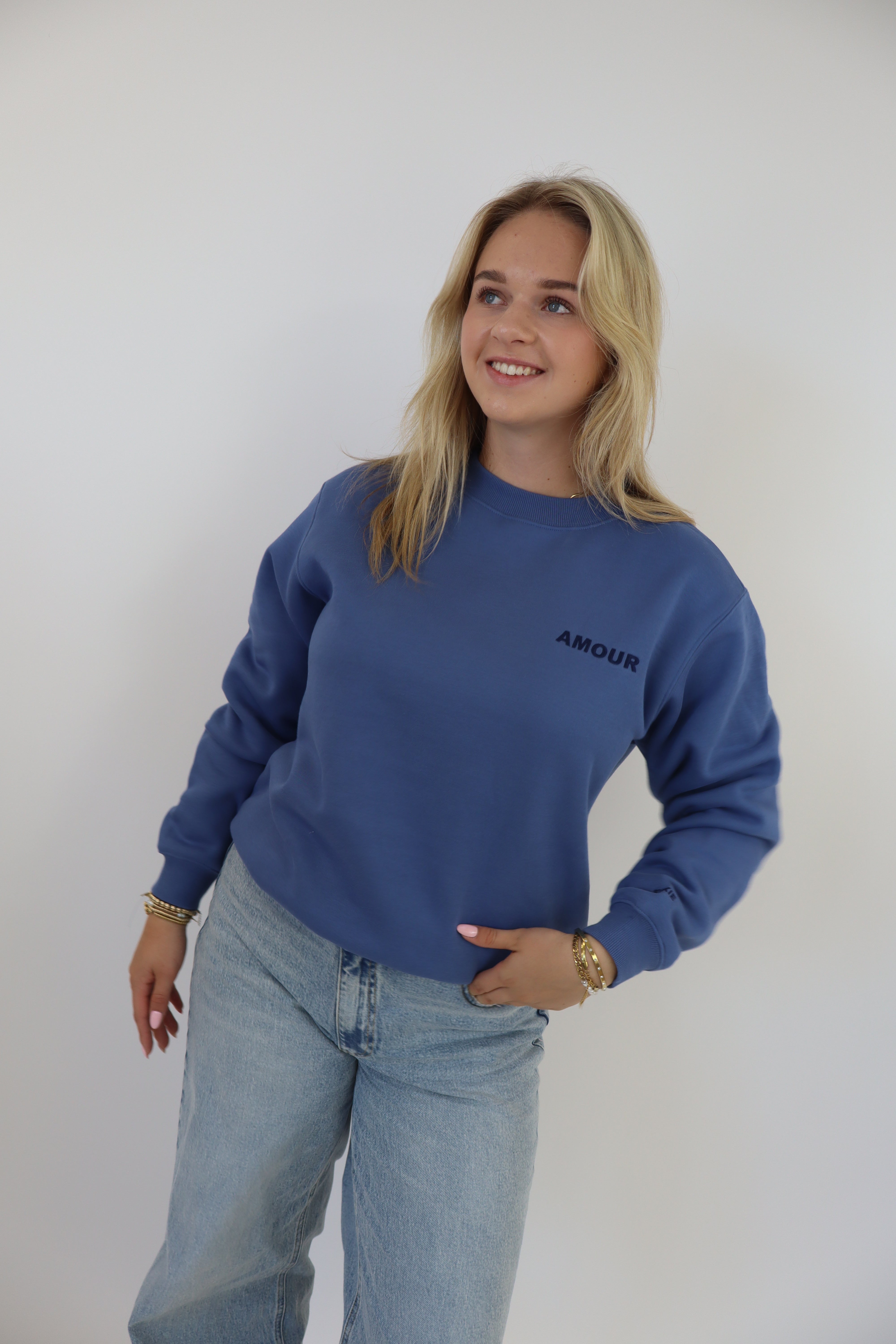 Amour Sweater - Blauw