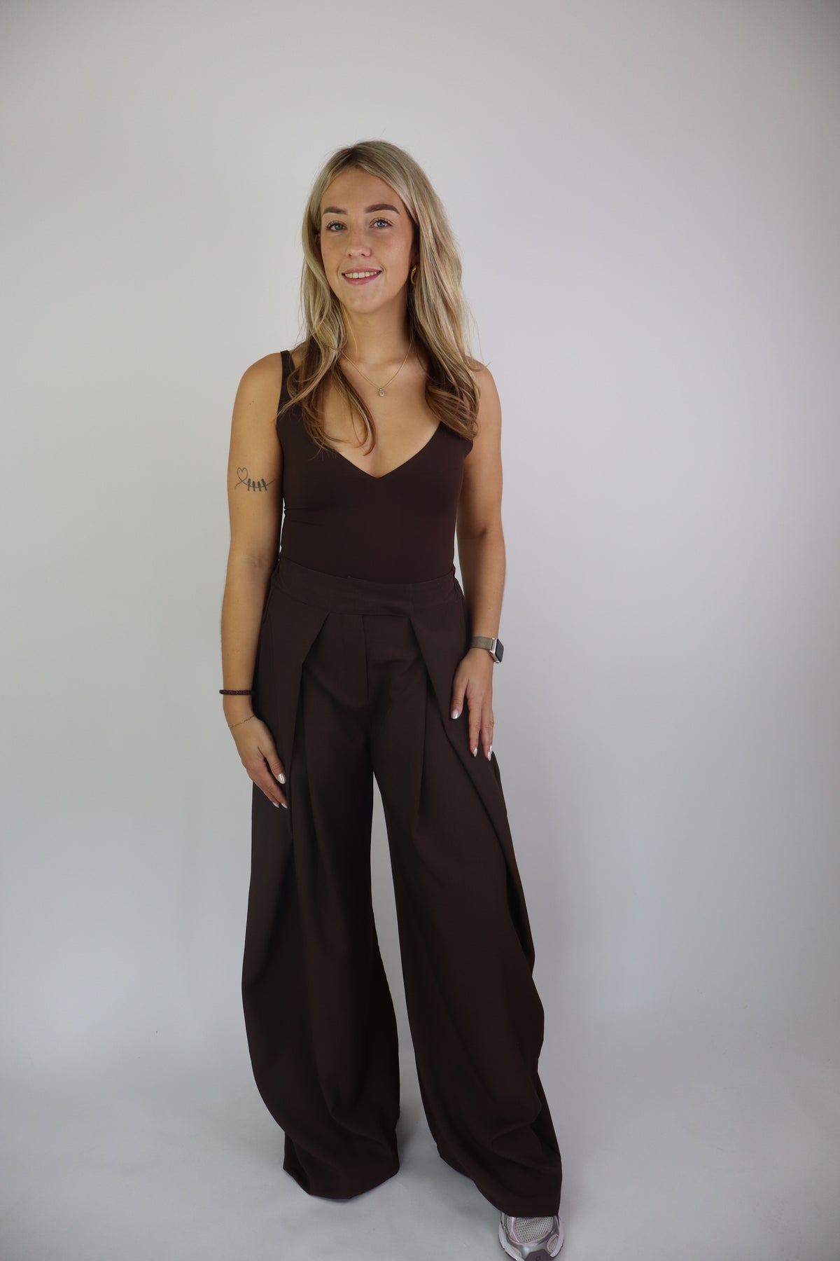 Joënne Baggy Pantalon Brown