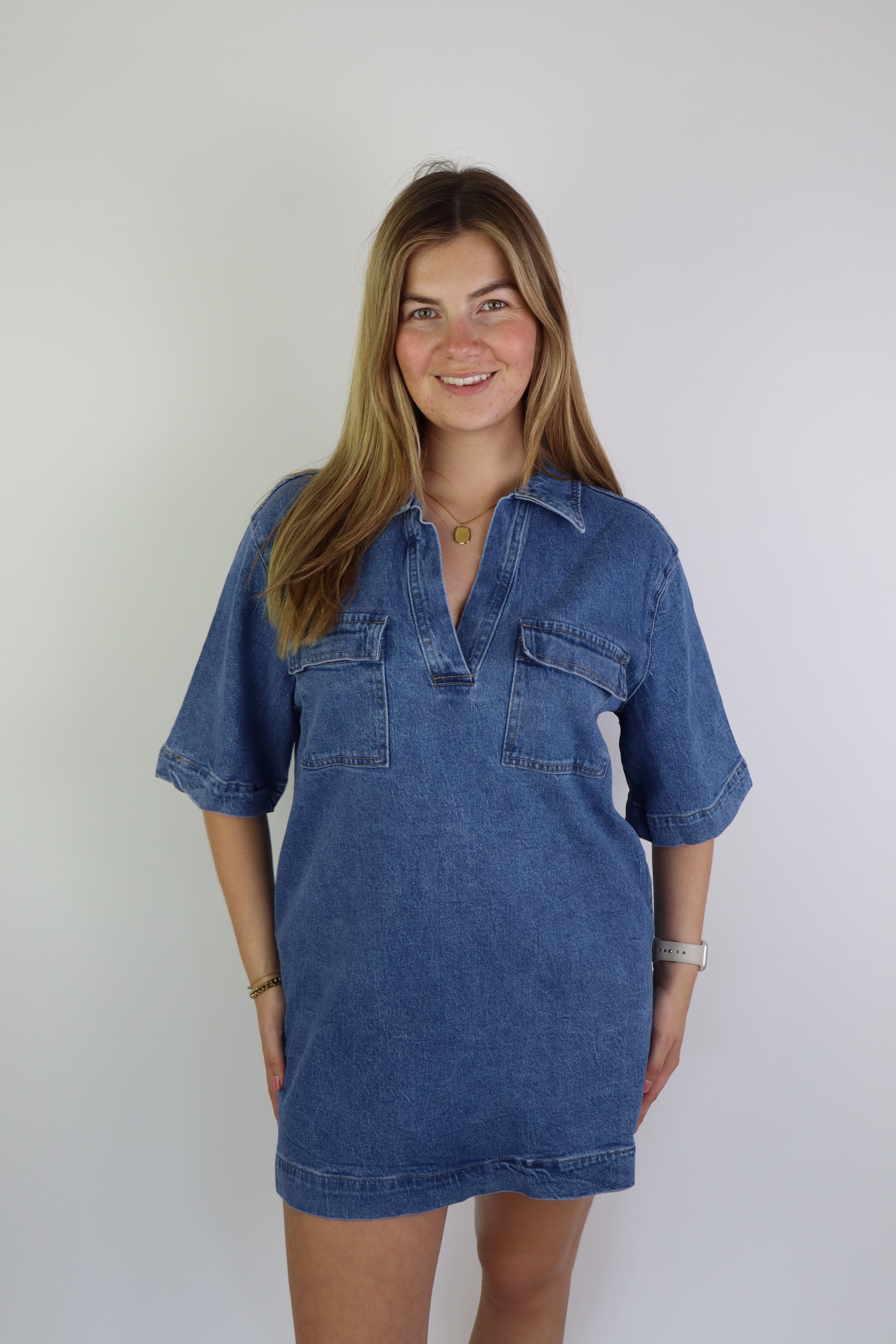 Yarah Denim Dress