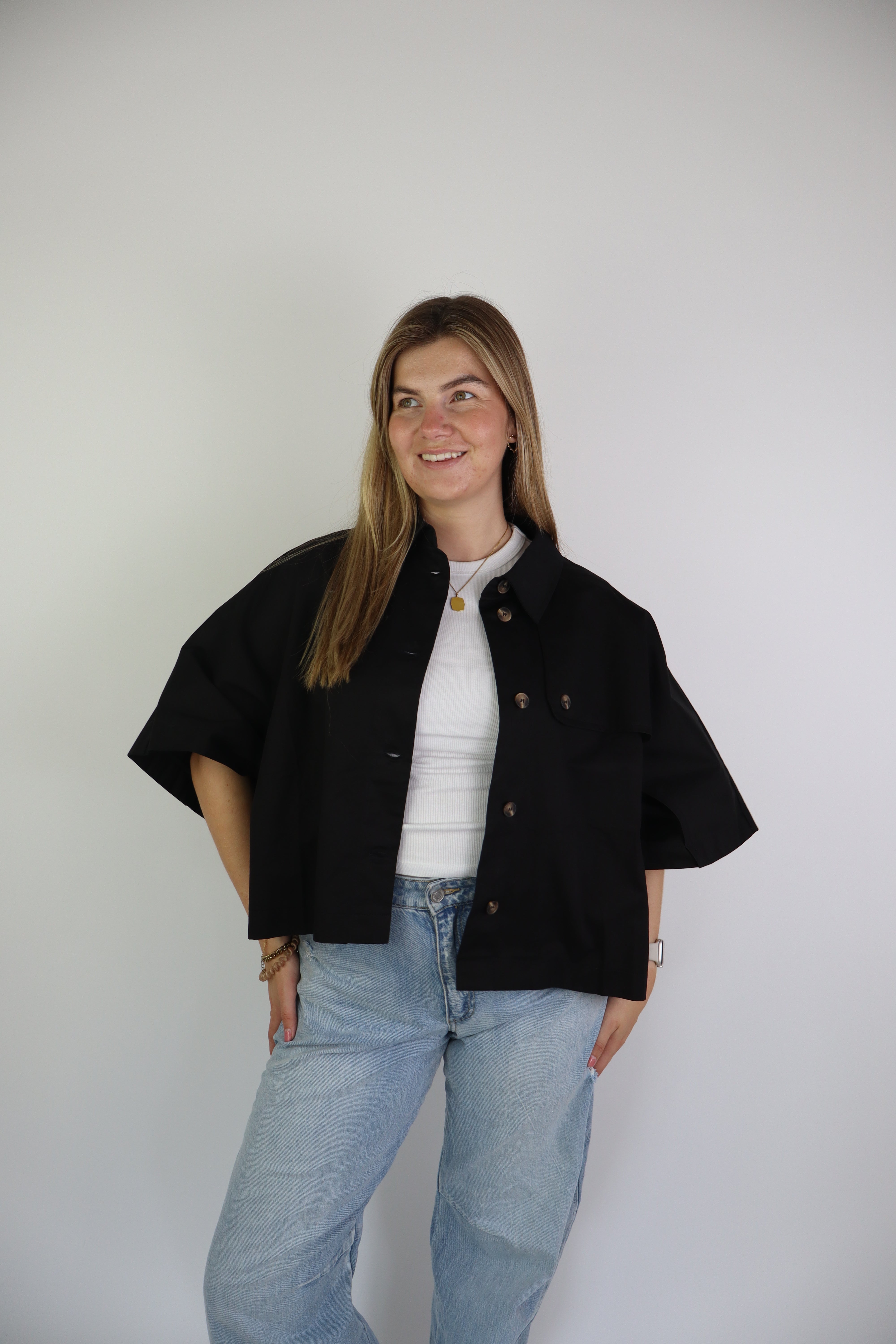 Lara Trench Coat Zwart
