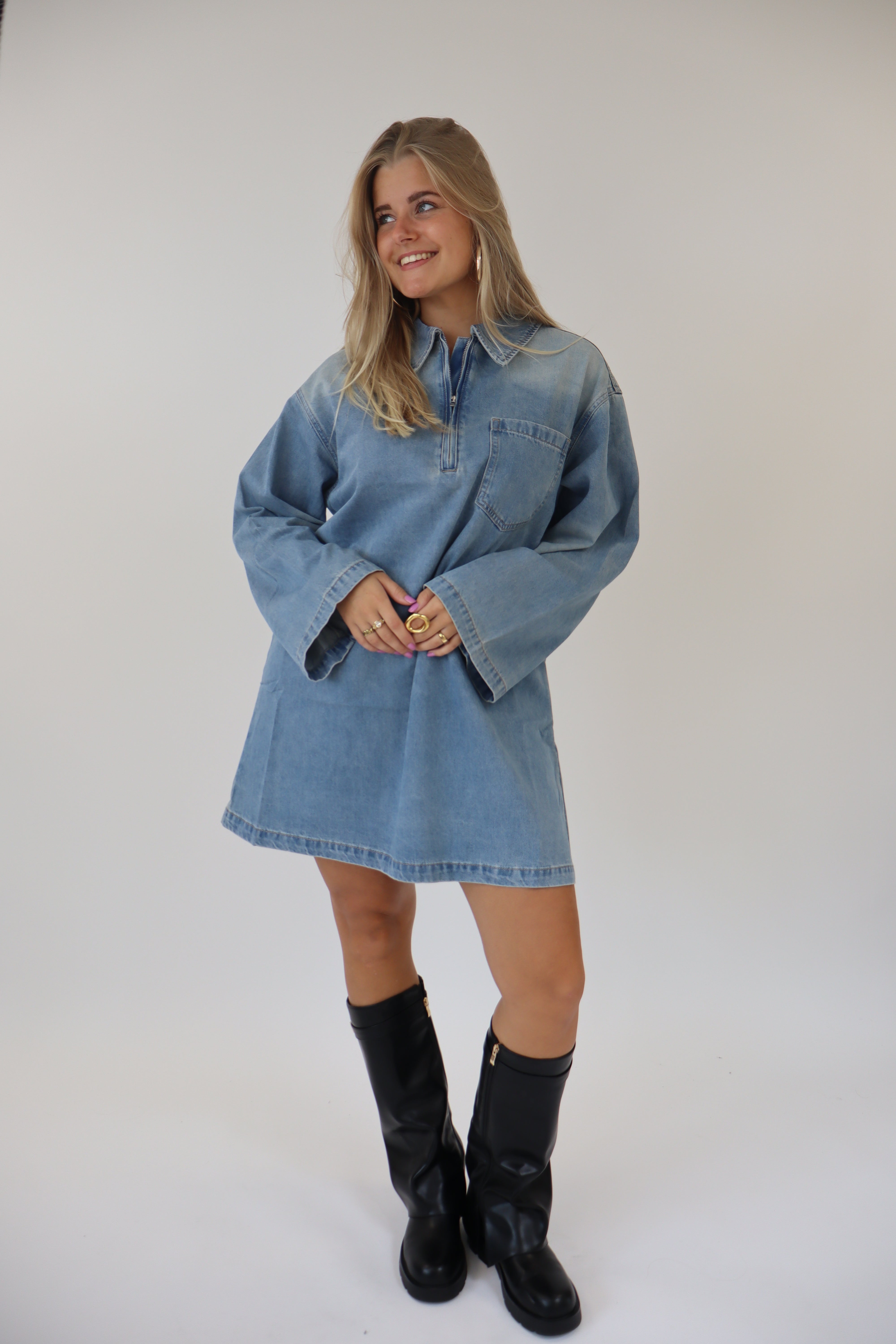 Gabrielle Denim Dress