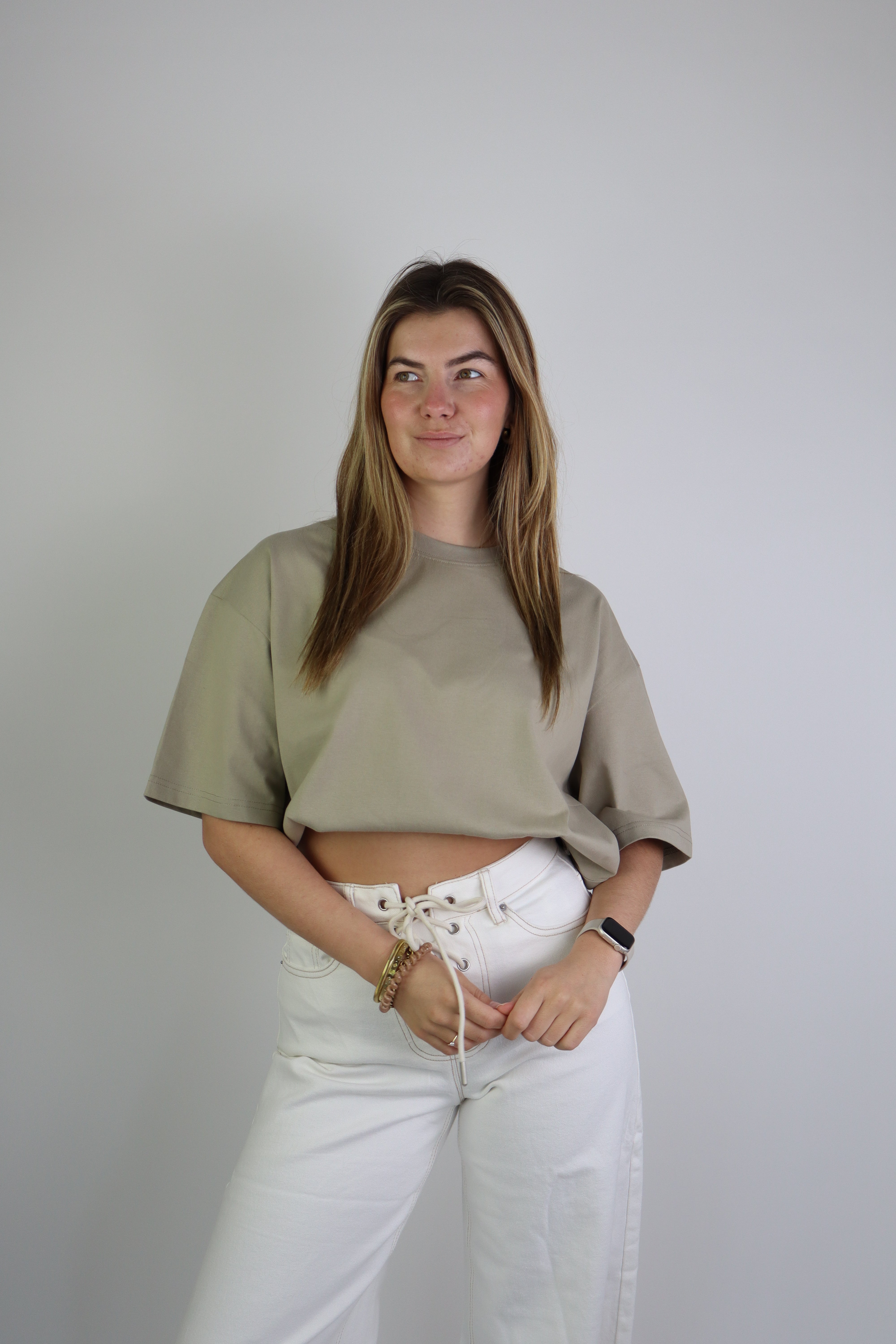 Lucce Basic Tee Taupe