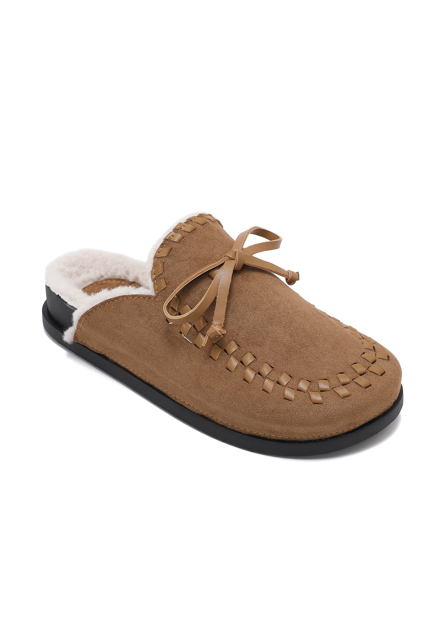 Fluffy Loafers Camel