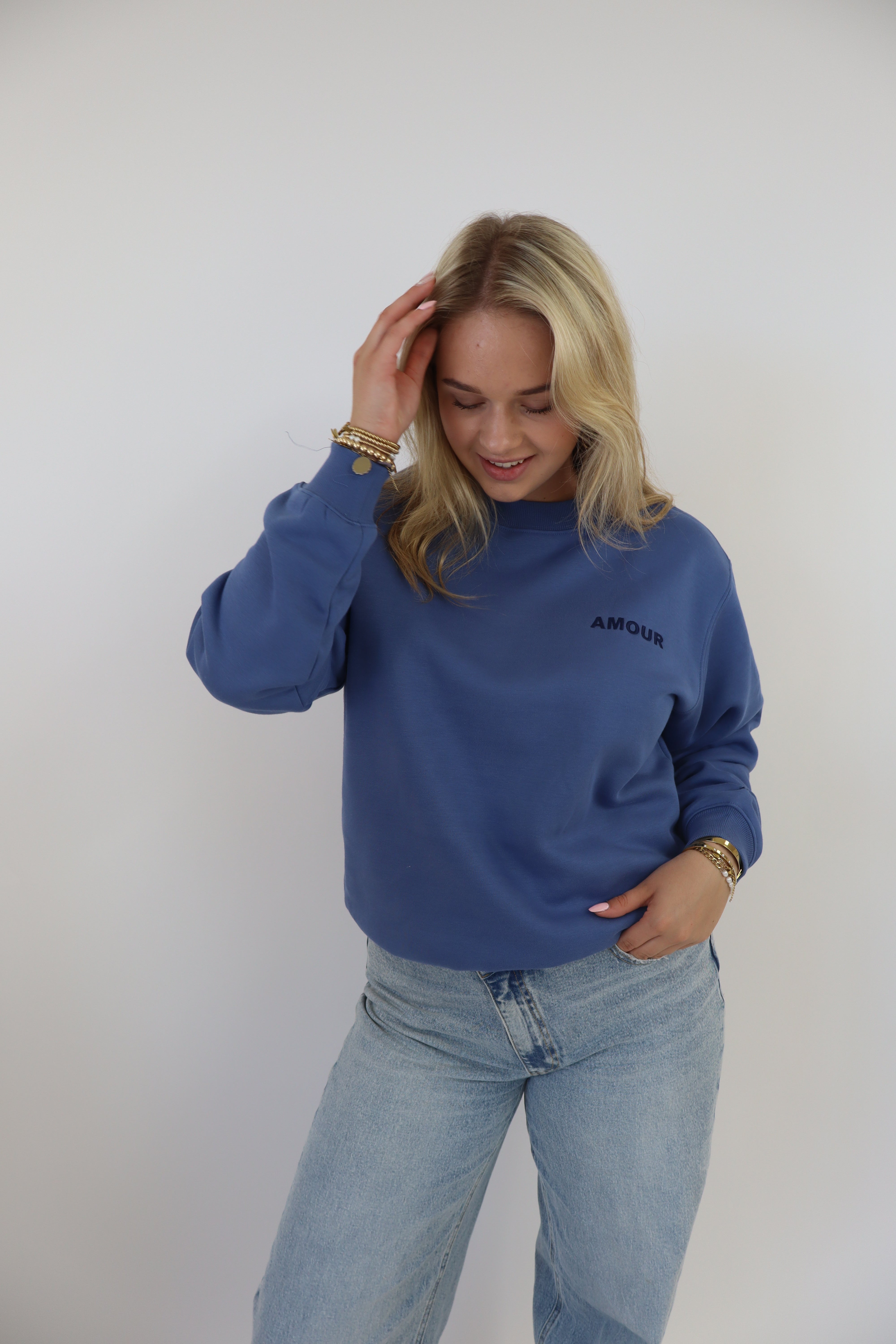 Amour Sweater - Blauw