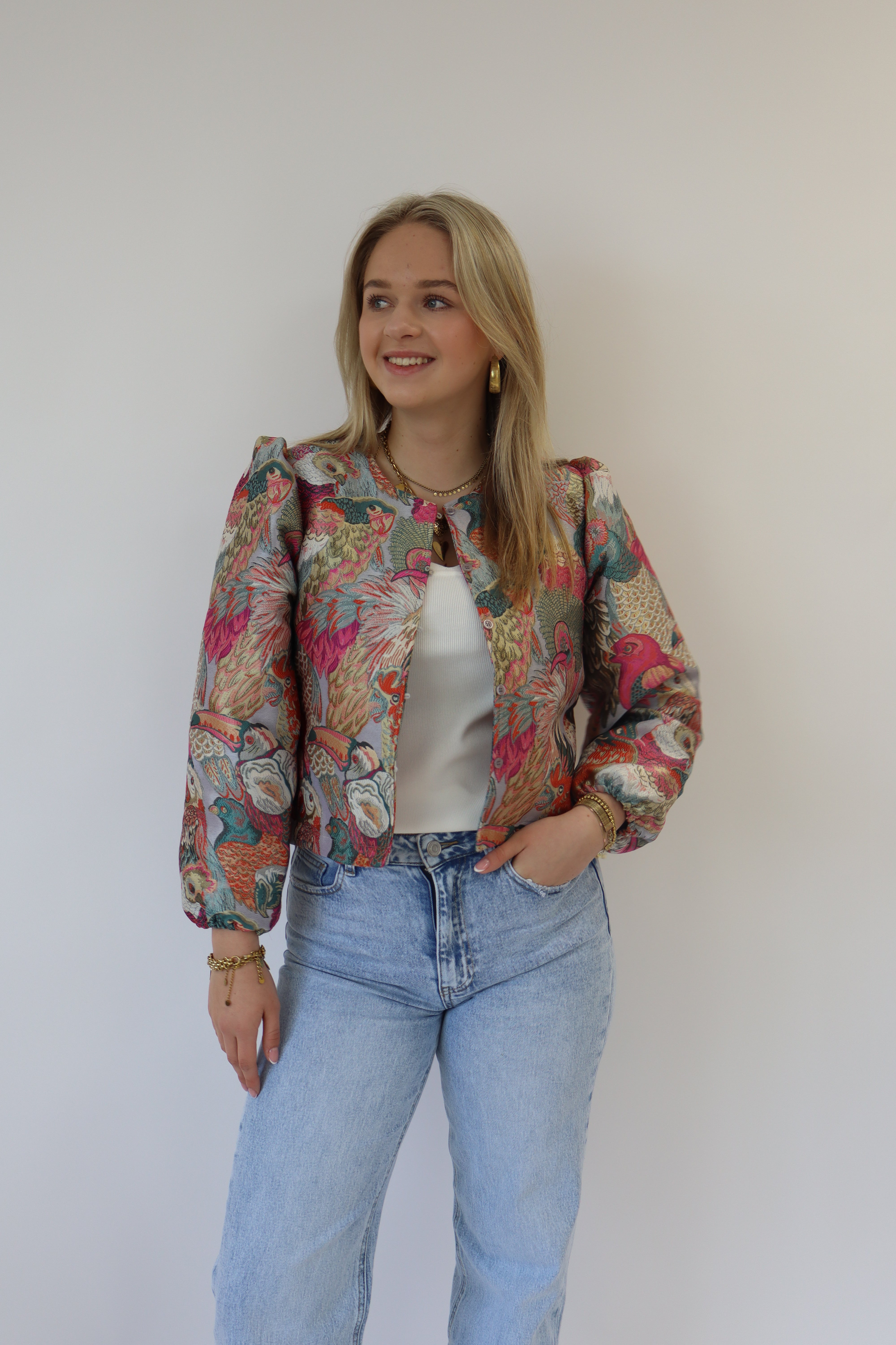 Dana Top Vogel Print