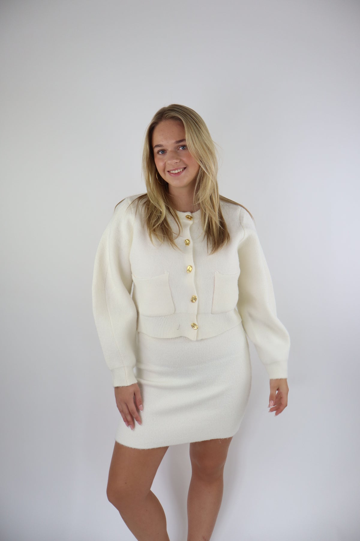 Odette Two Piece Set Creme