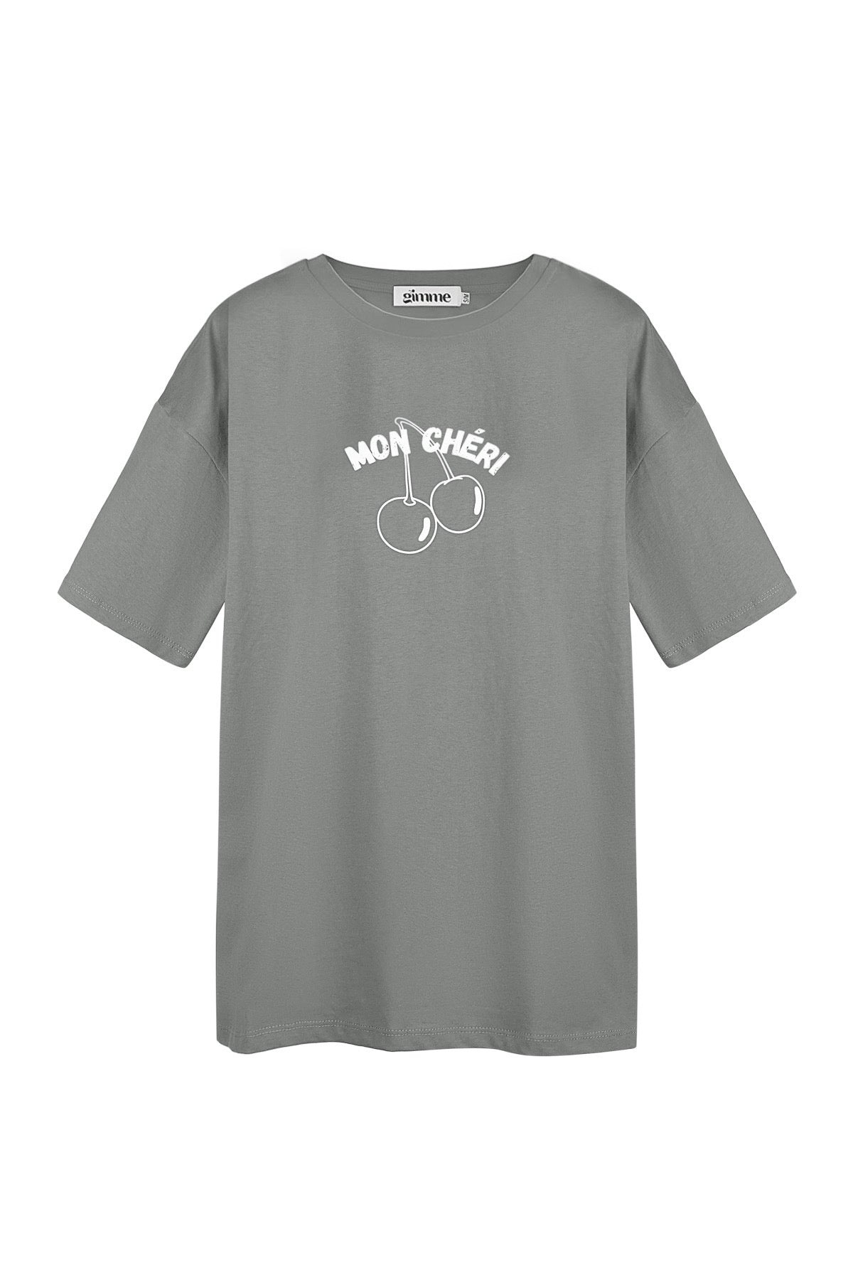 Mon Chéri Tee Grijs
