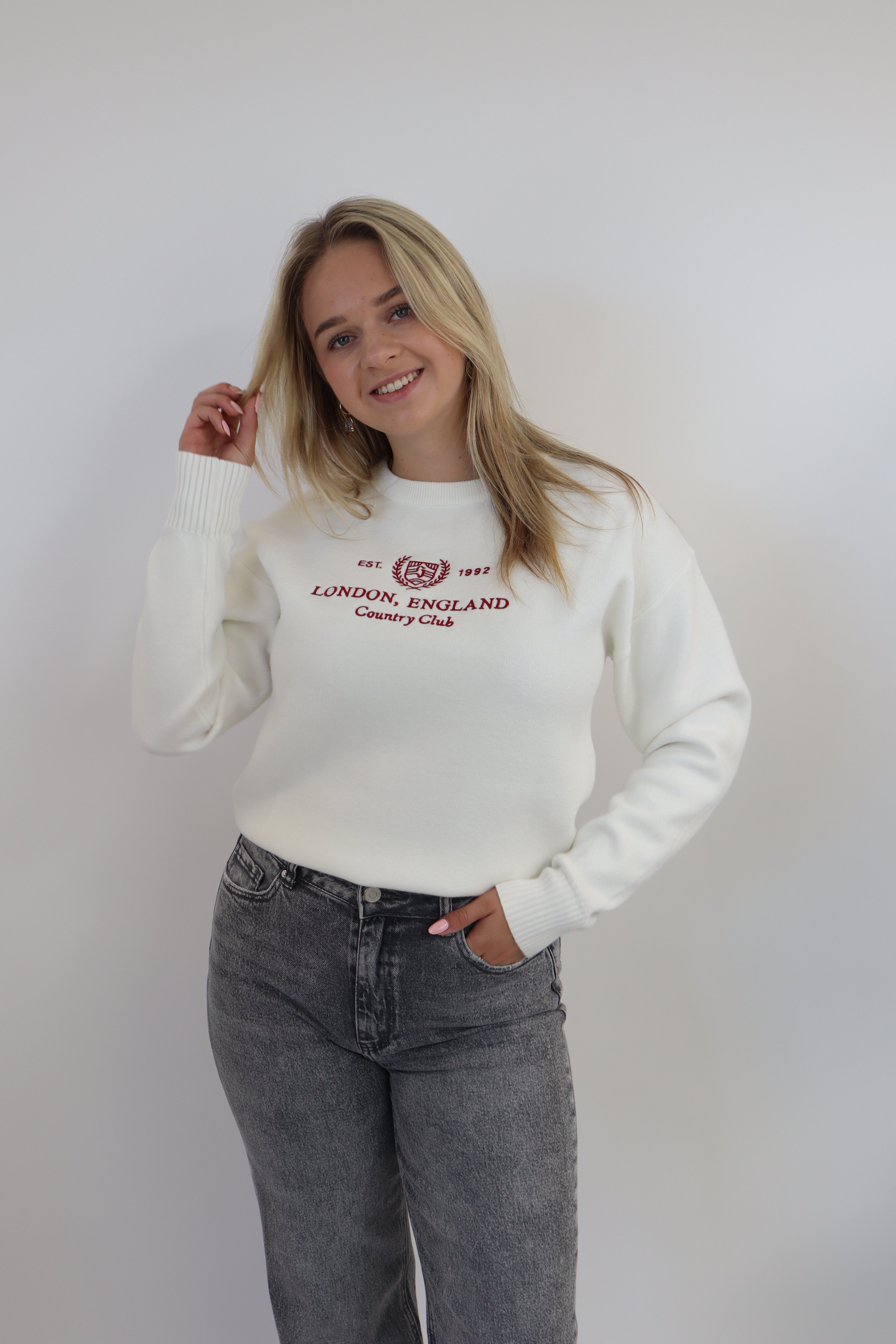 London Sweater - Wit