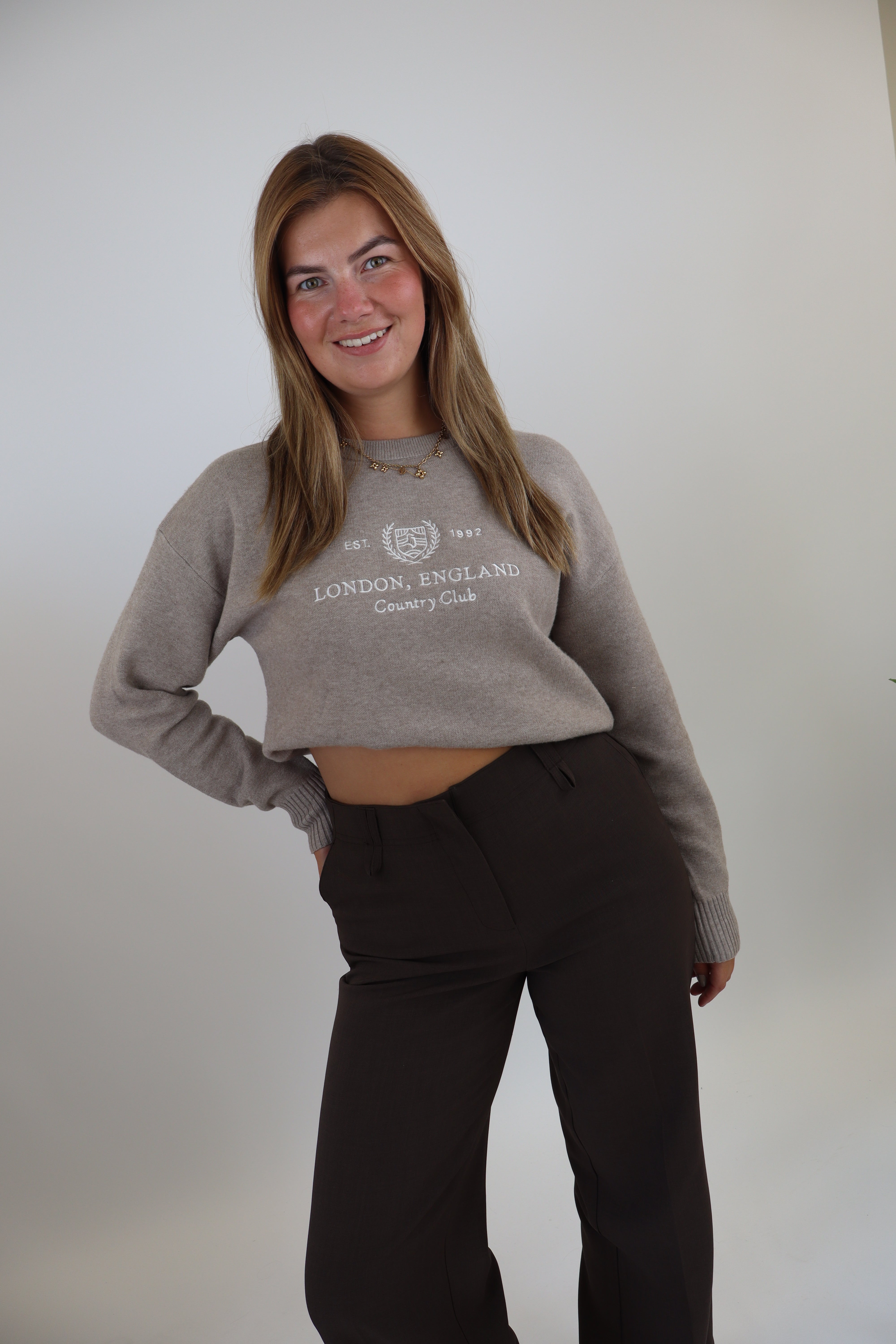 London Sweater - Taupe