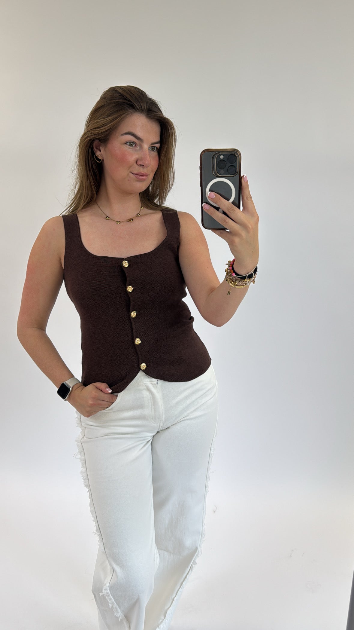 Gina Top Brown