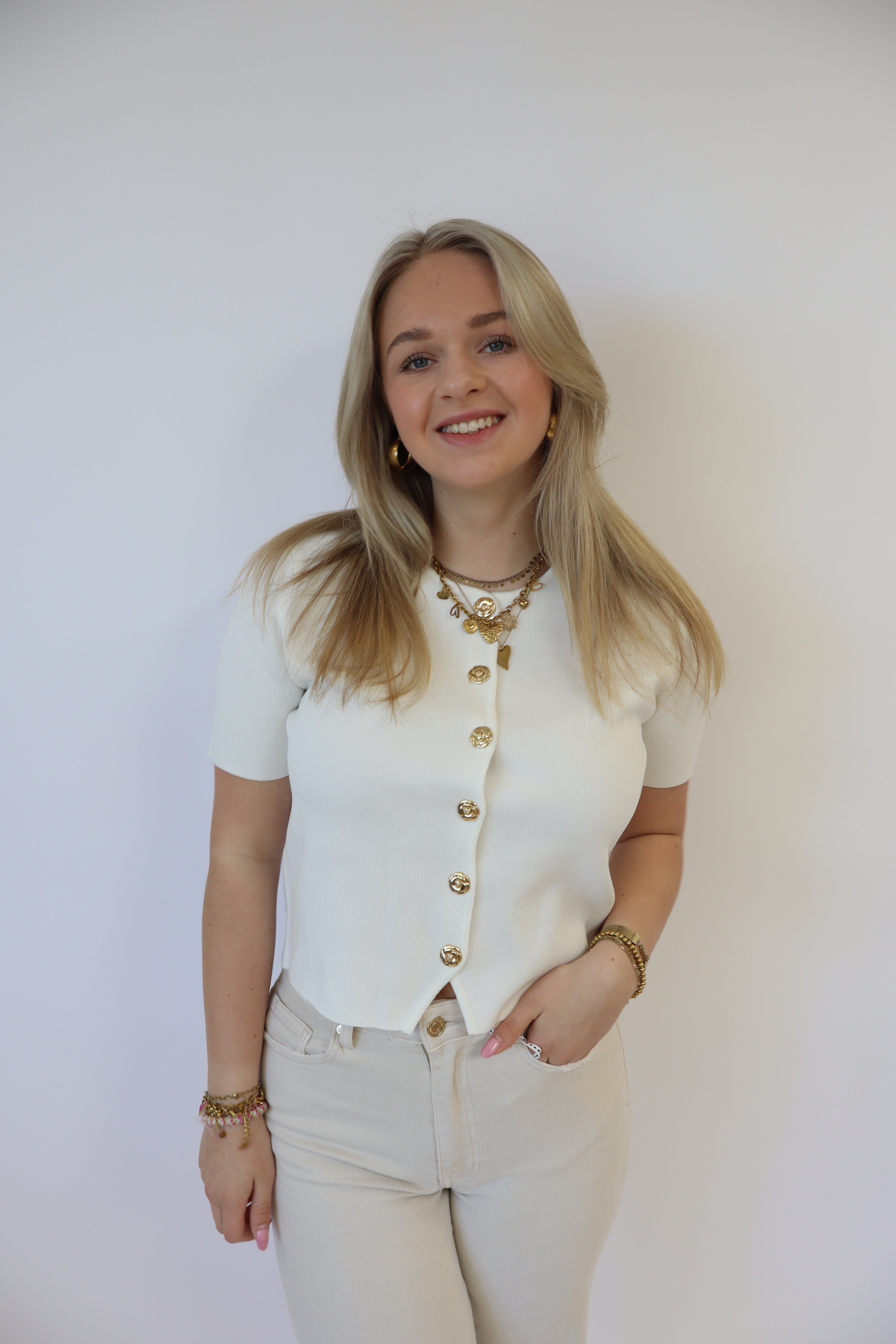 Michelle Top White