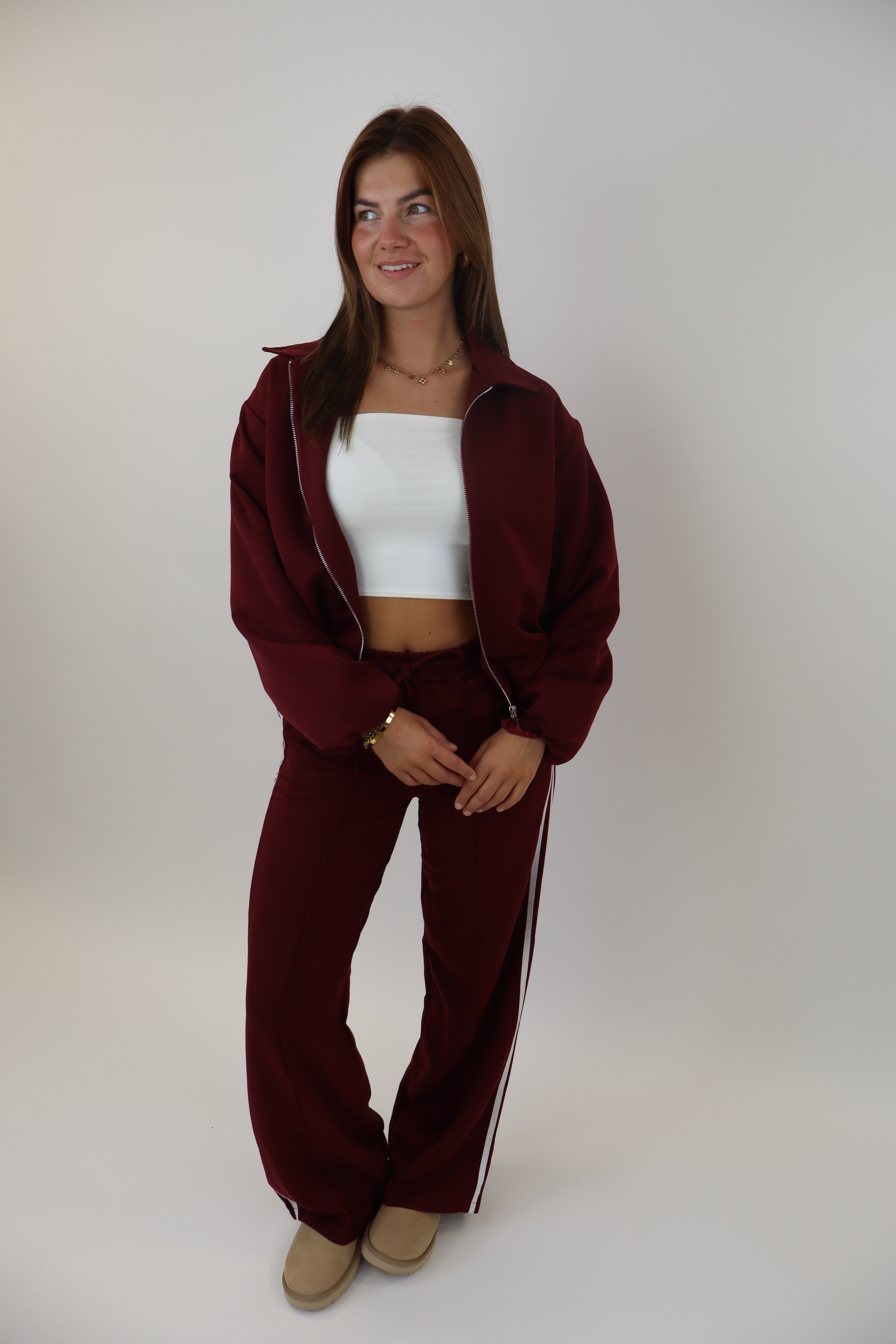 Laure Jacket Bordeaux