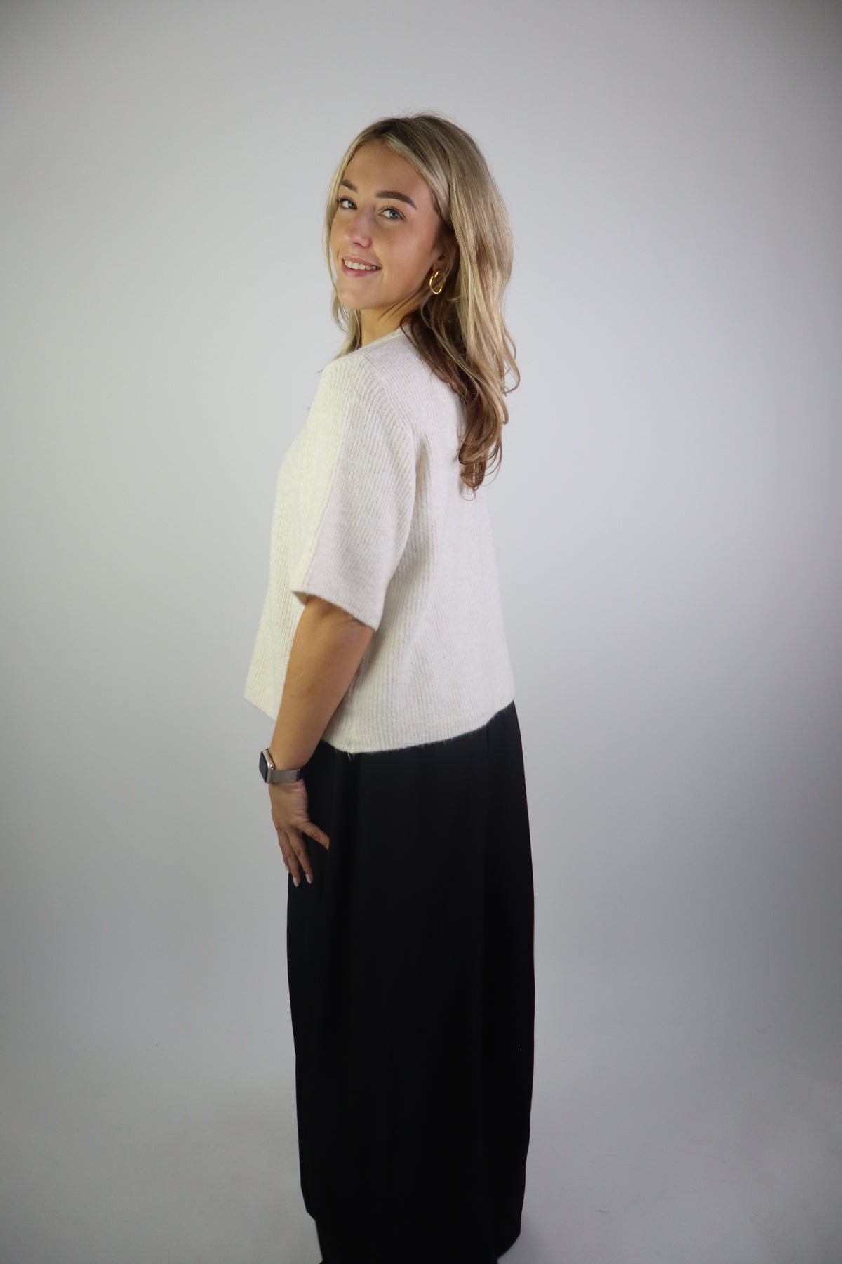 Jenna Knitted Top Off-White