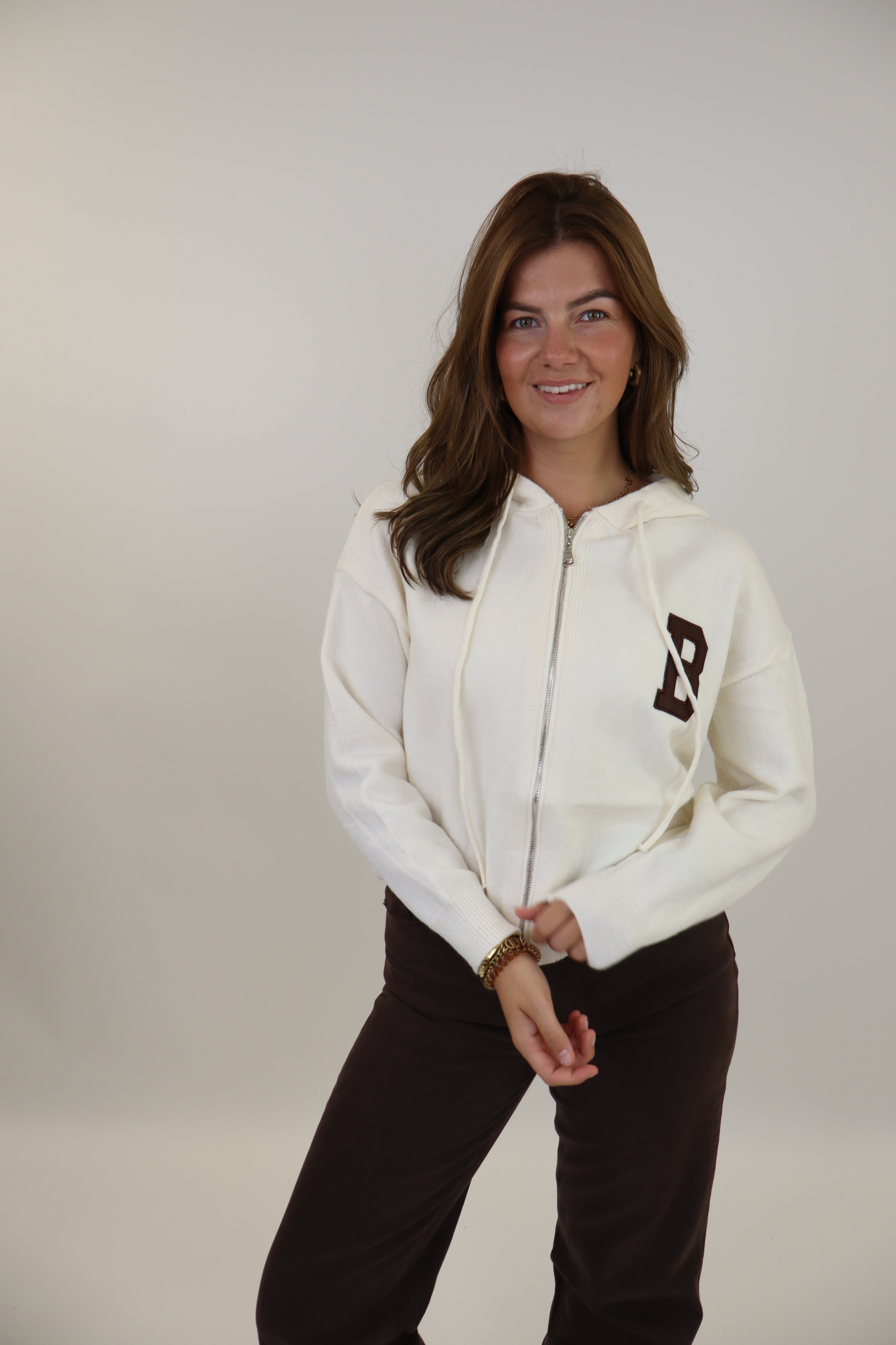 Brooklyn Zip Vest Off-White