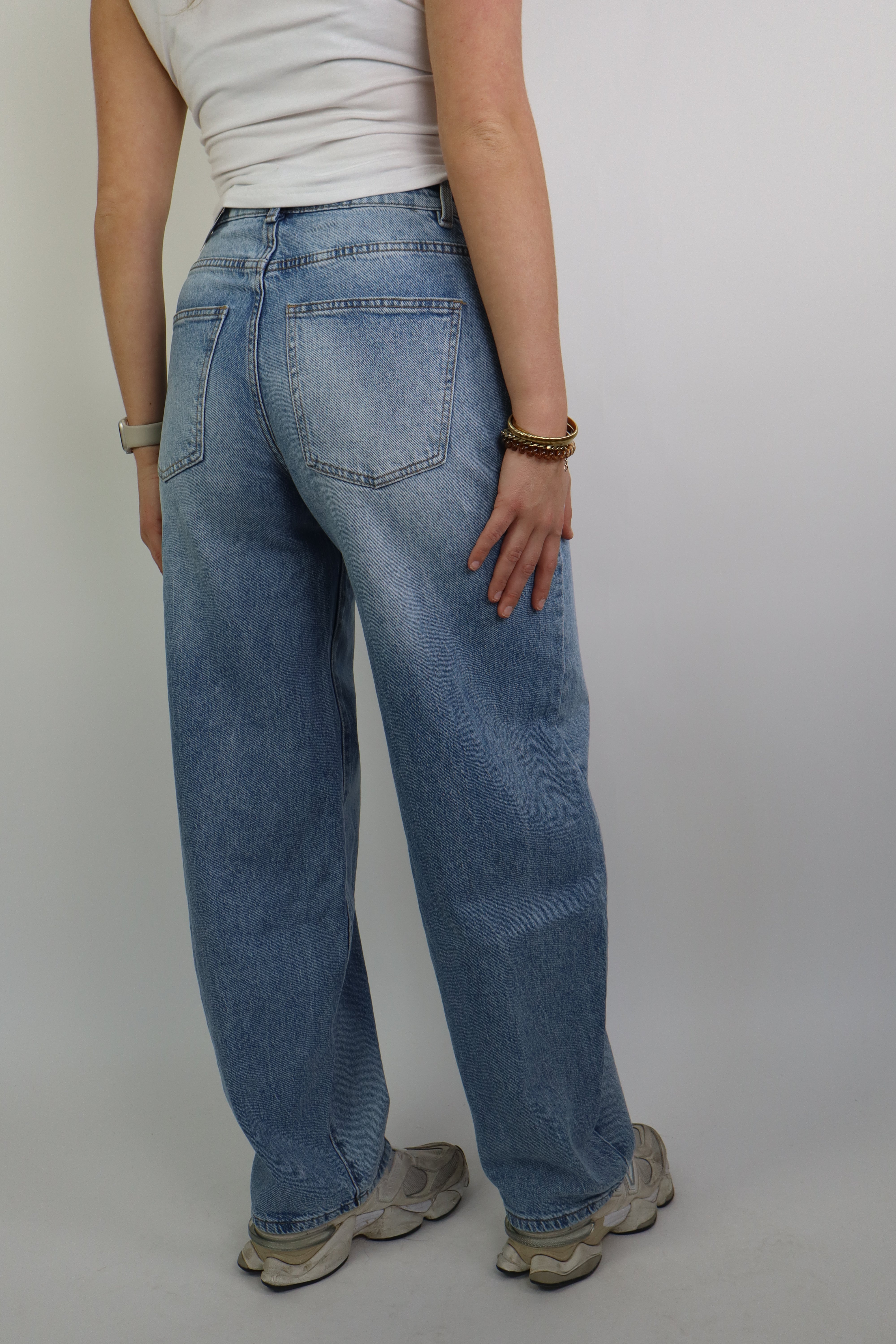 Laulia Balloon Jeans Denim T6071-1