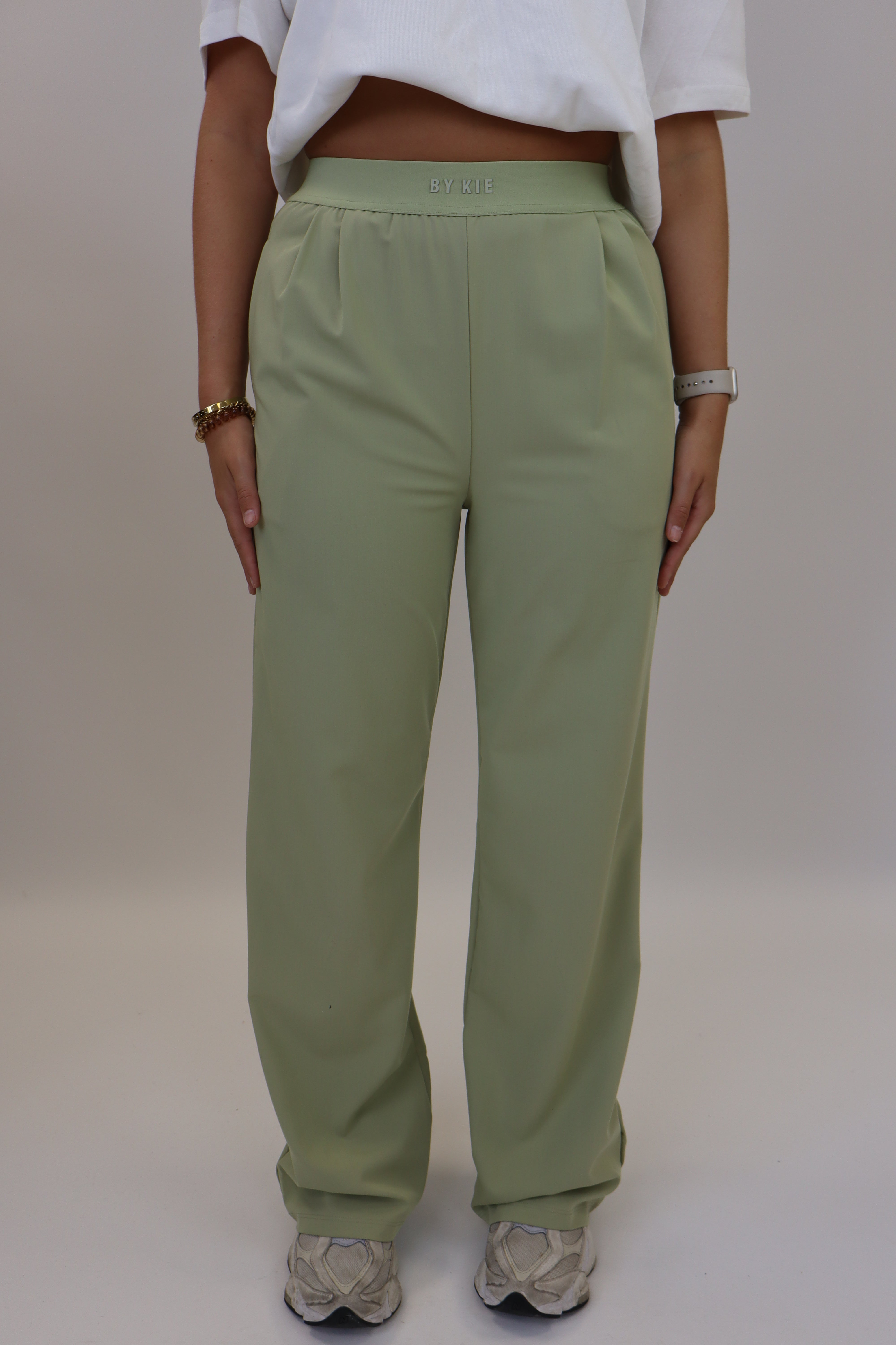 By Kie Pants Light Green