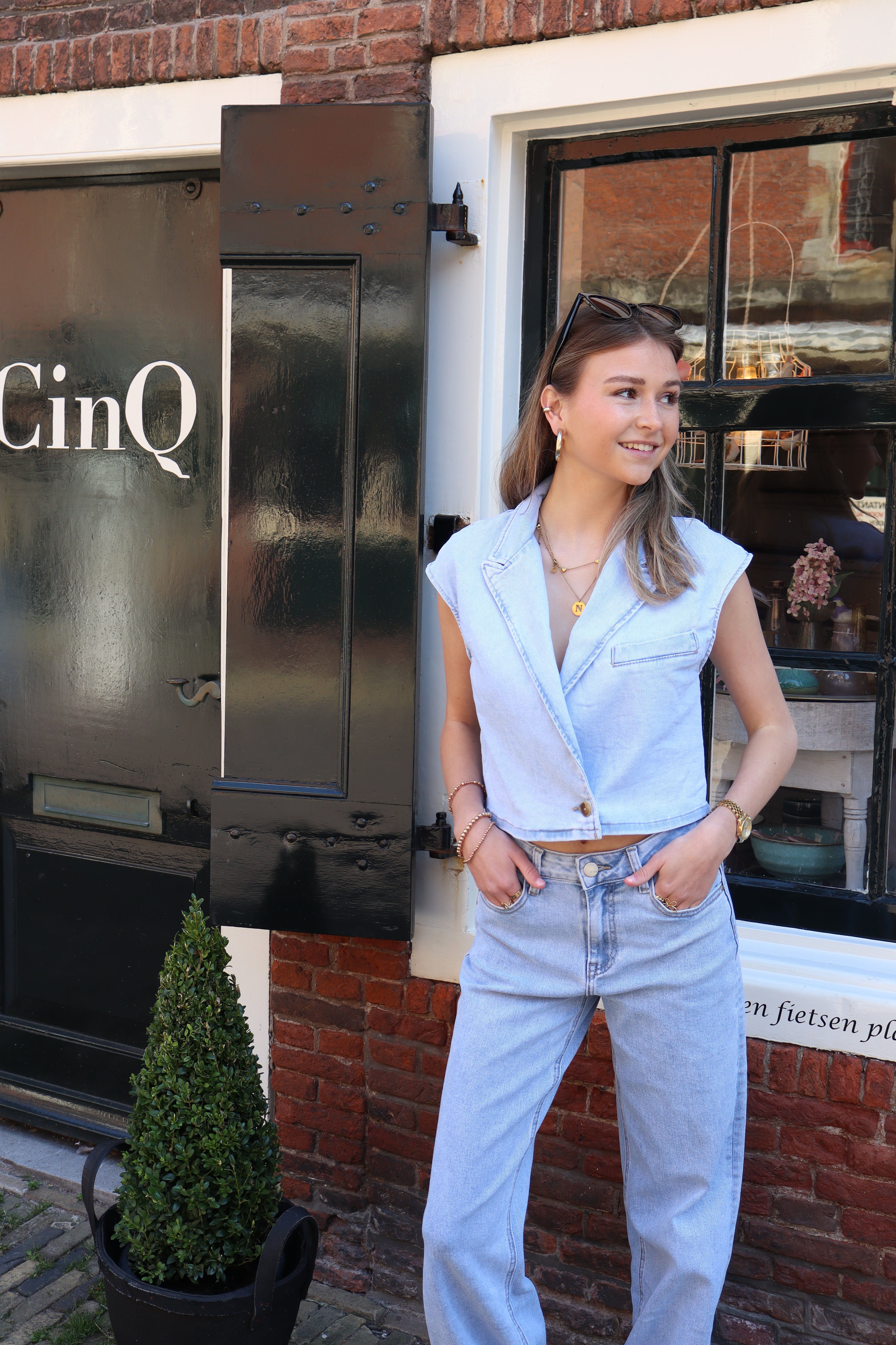 Roos Denim Gilet | RD3107
