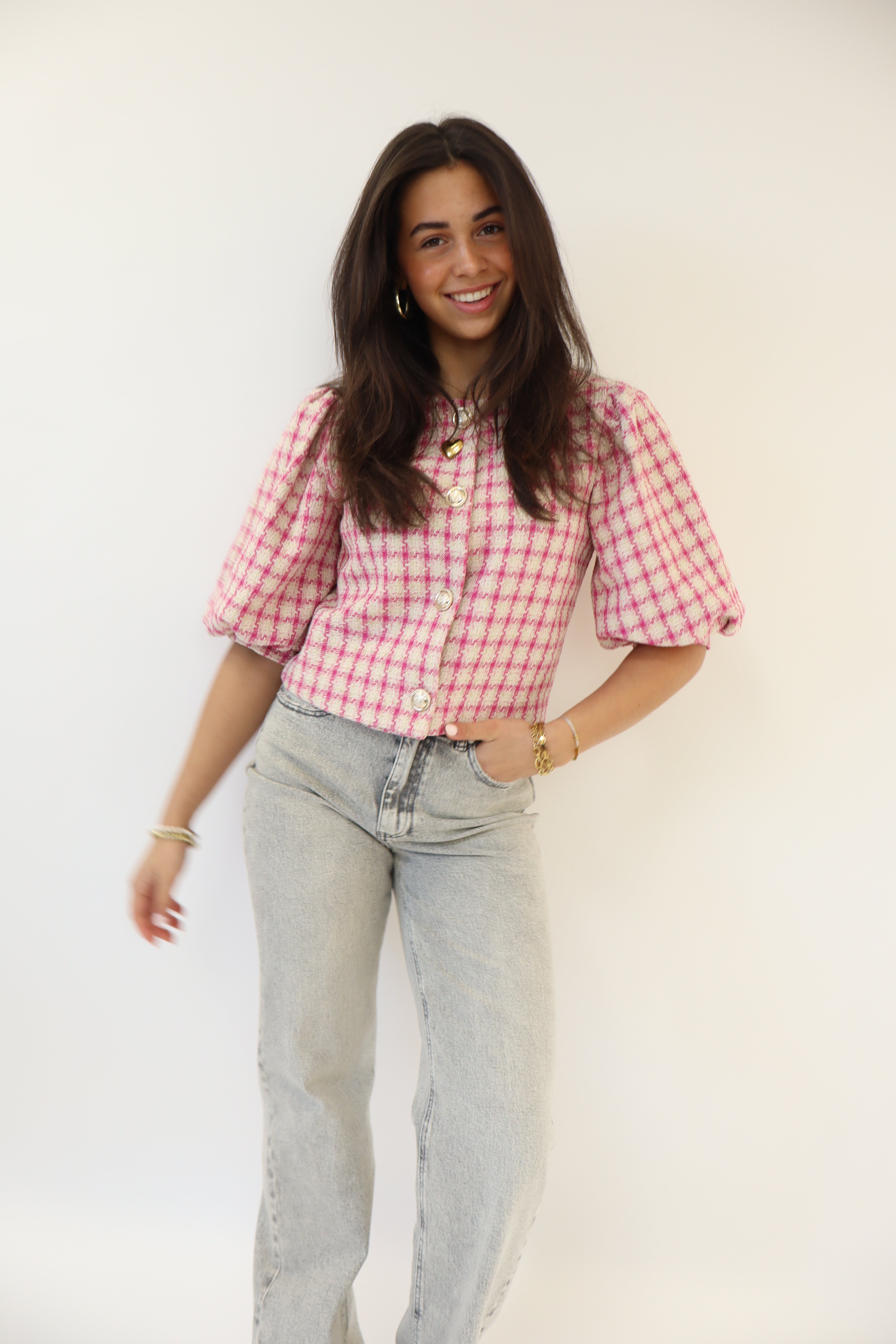 Meghan Tweed Top Pink