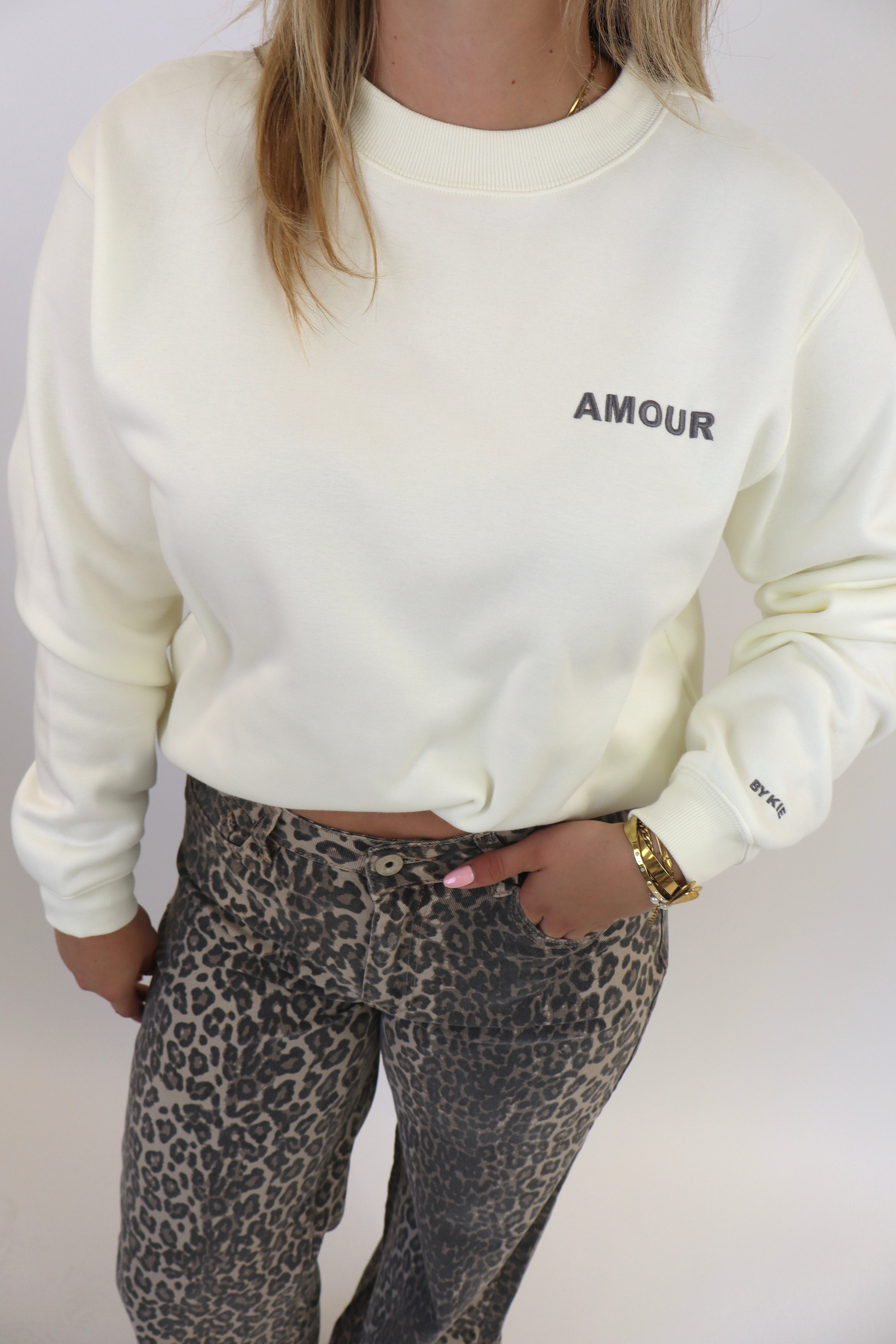 Amour Sweater- Wit