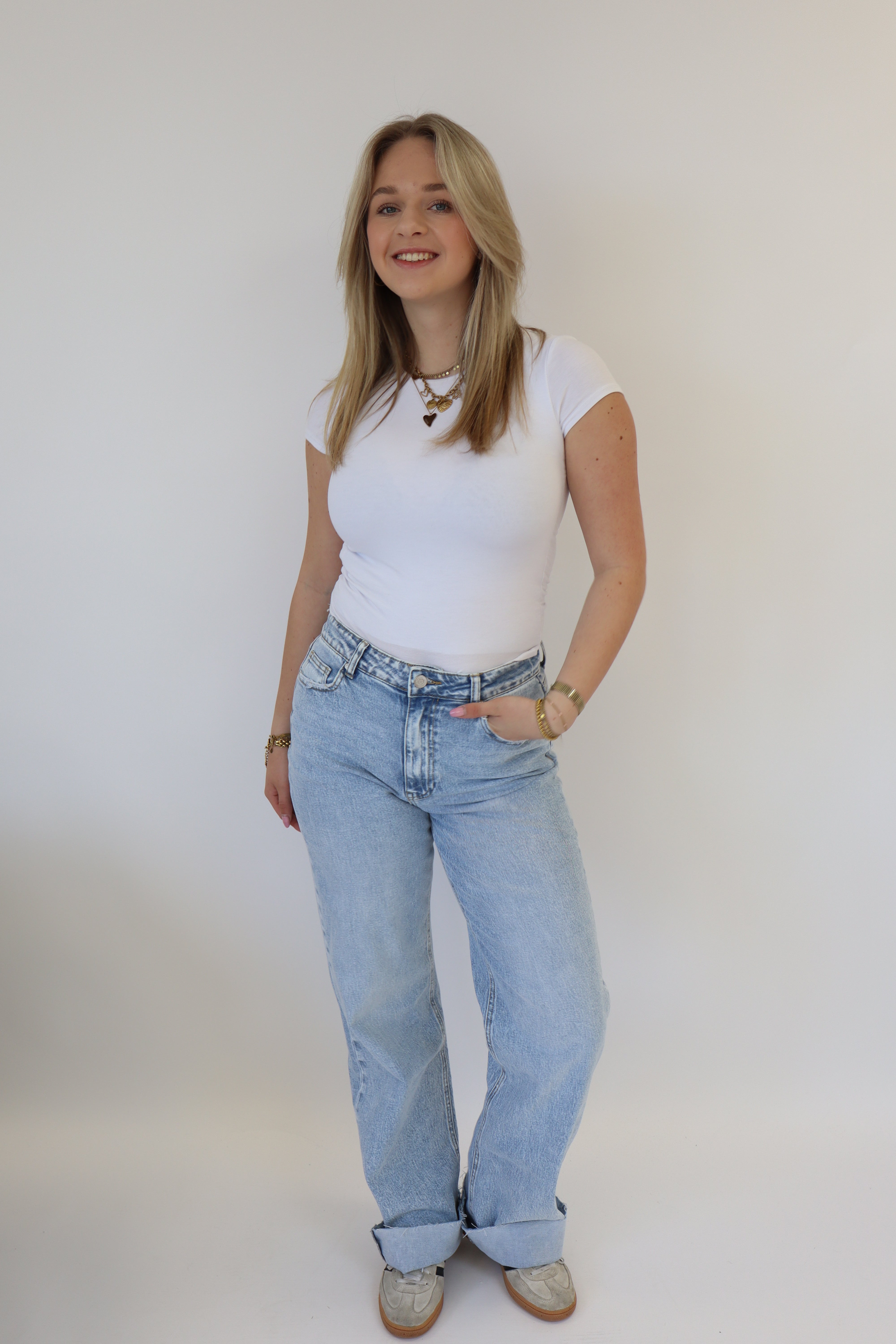 Eva Tall Wide Leg Jeans Denim |W3636