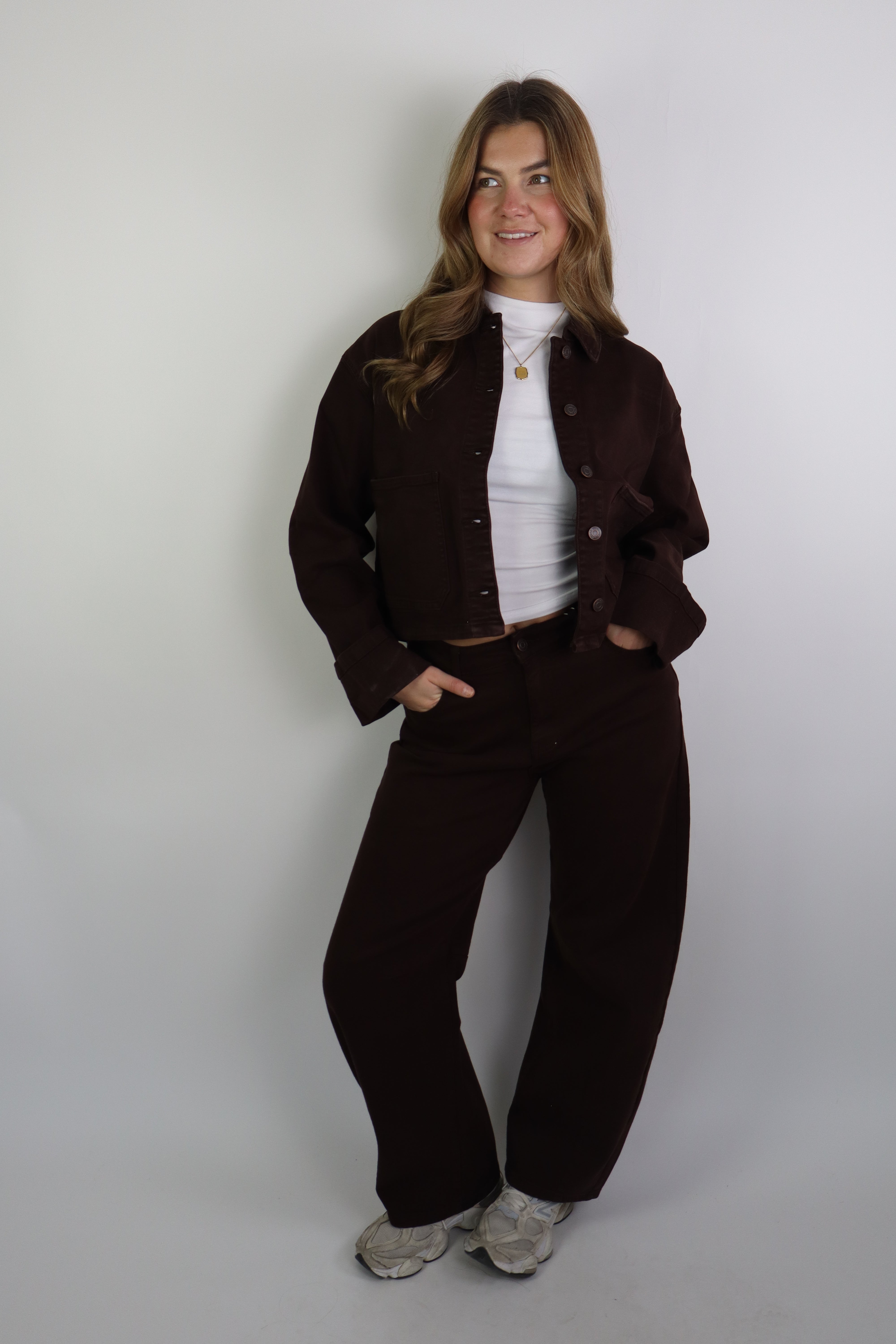 Millie Denim Jacket Brown 984