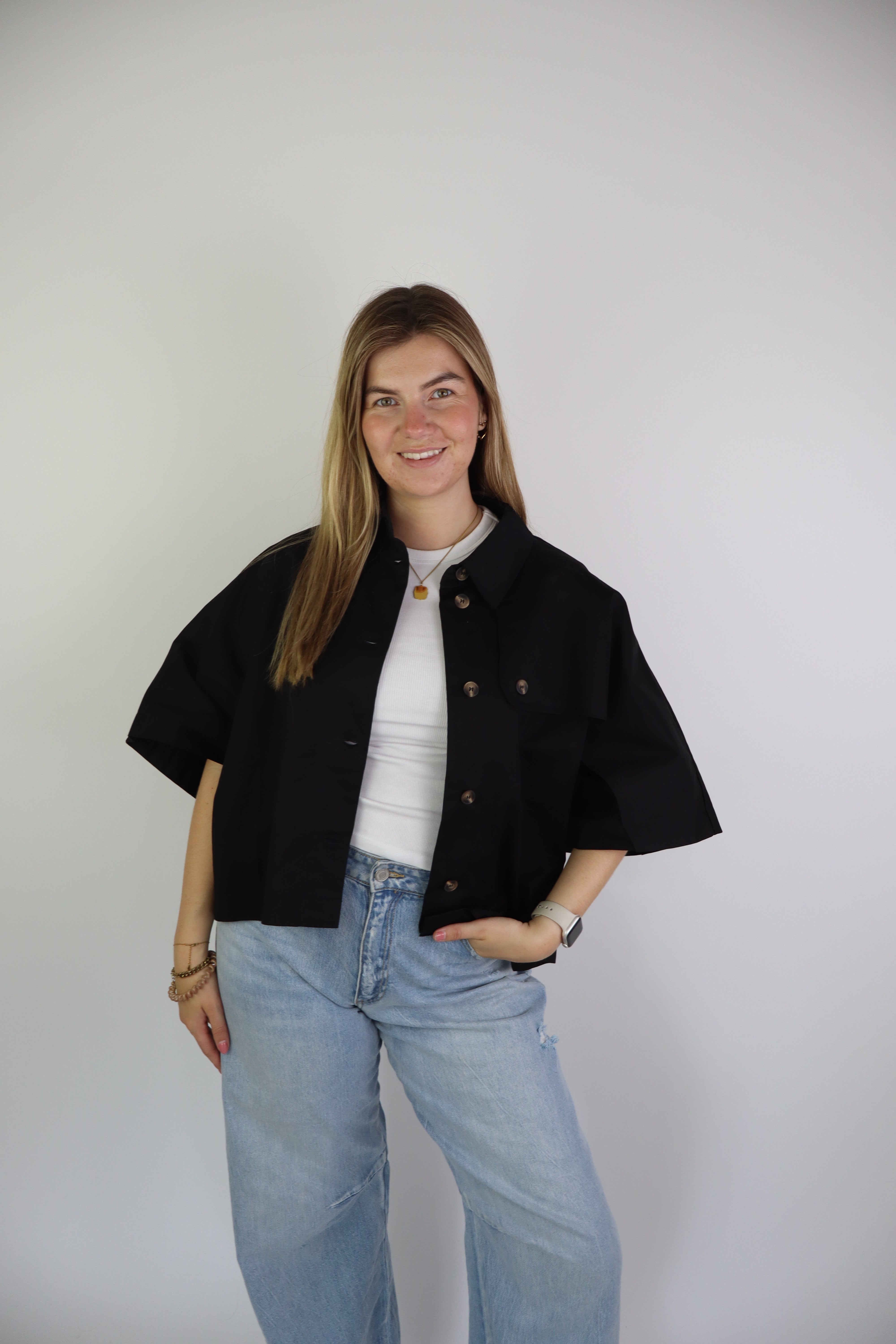 Lara Trench Coat Zwart
