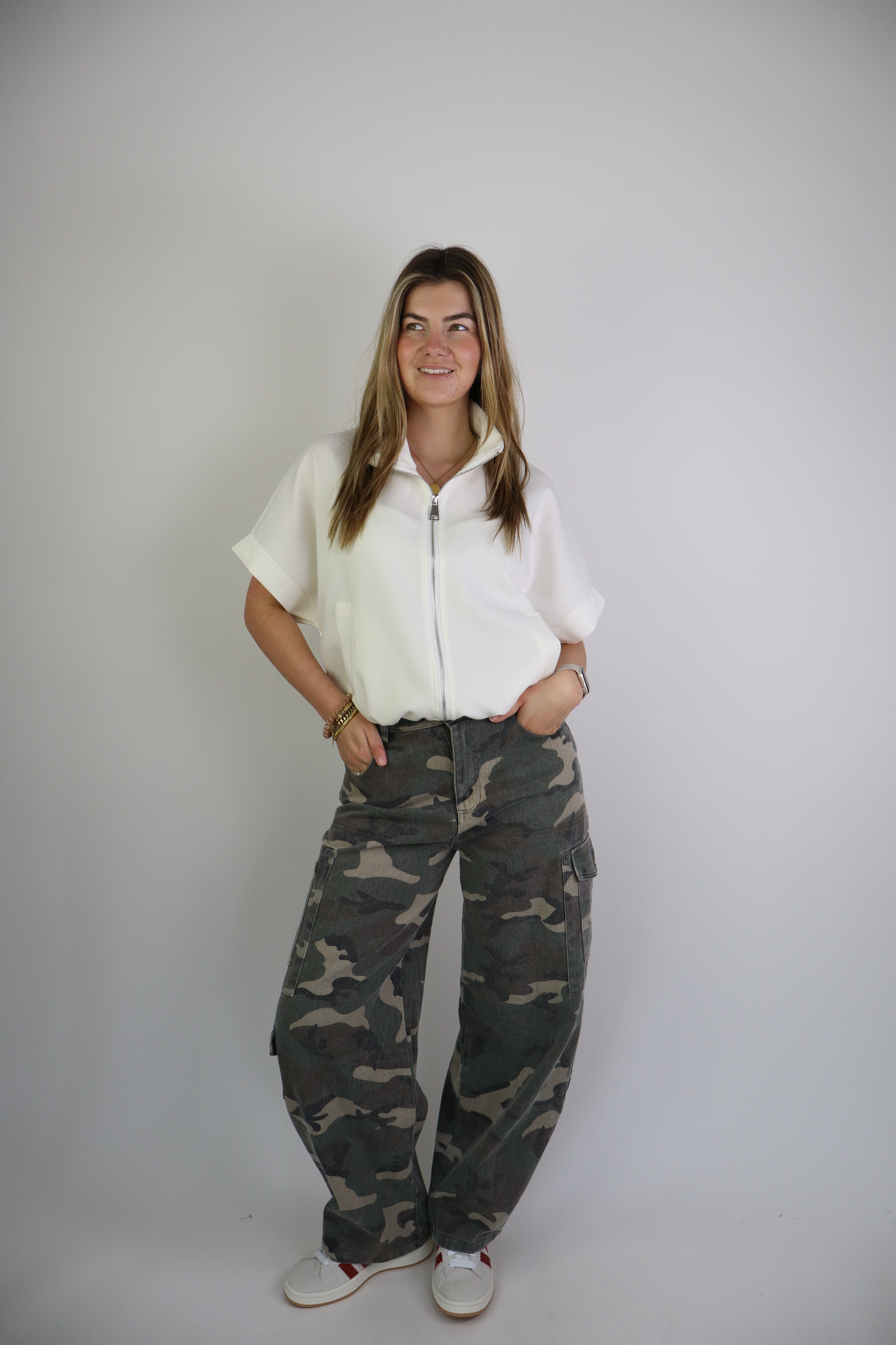 Ambika Caby Camouflage Jeans