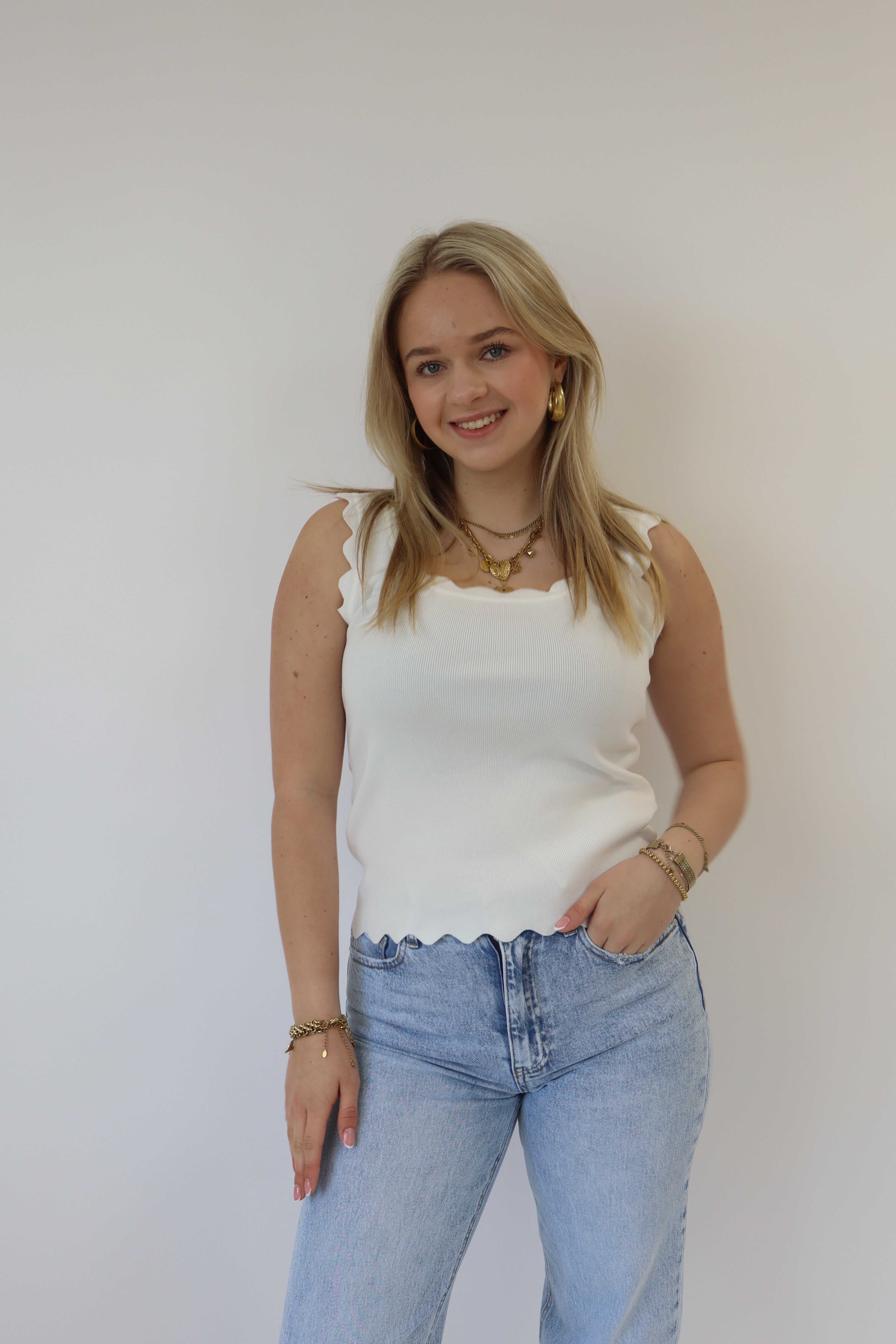 Gaia Basic Top Wit
