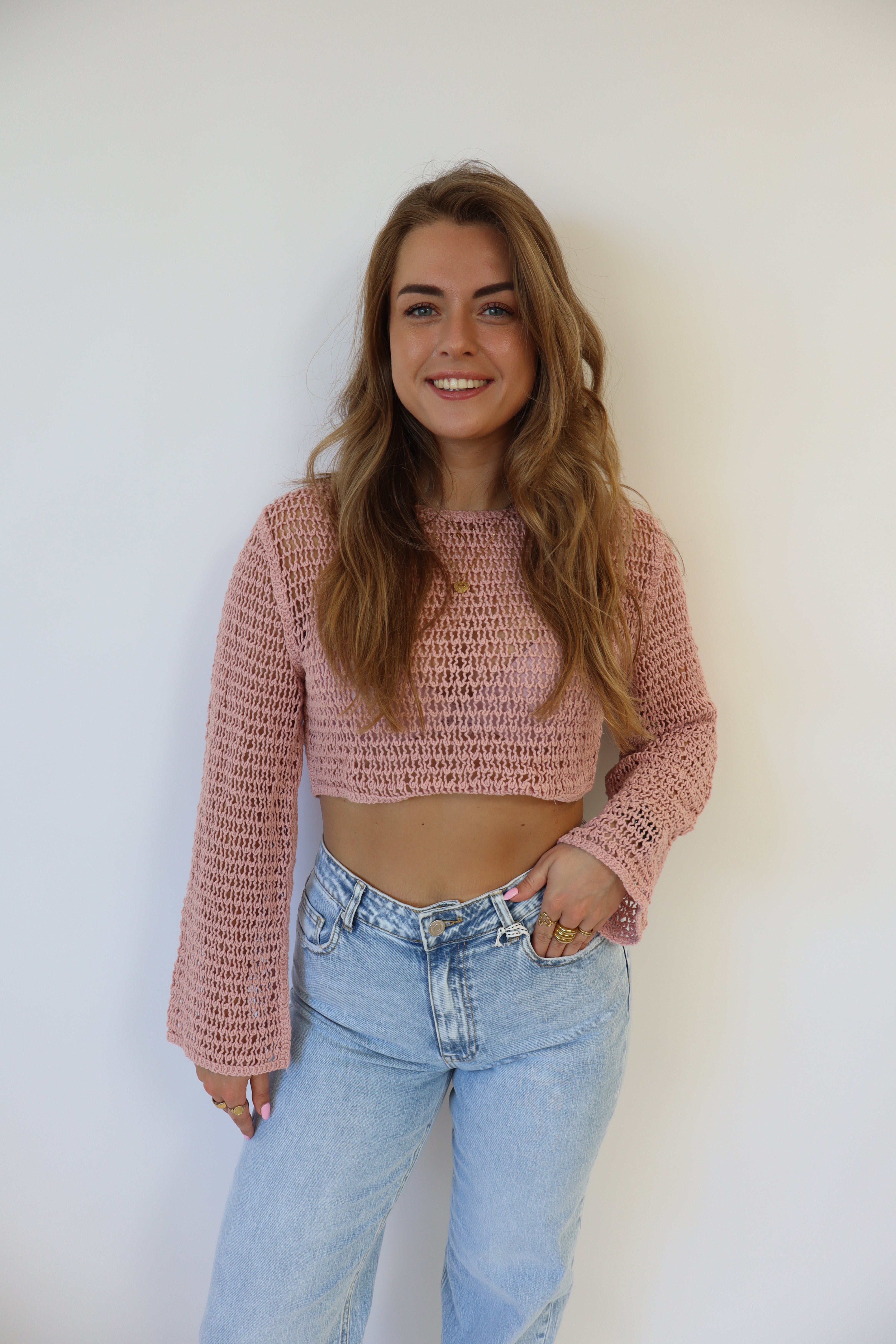 Phoebe Top Roze