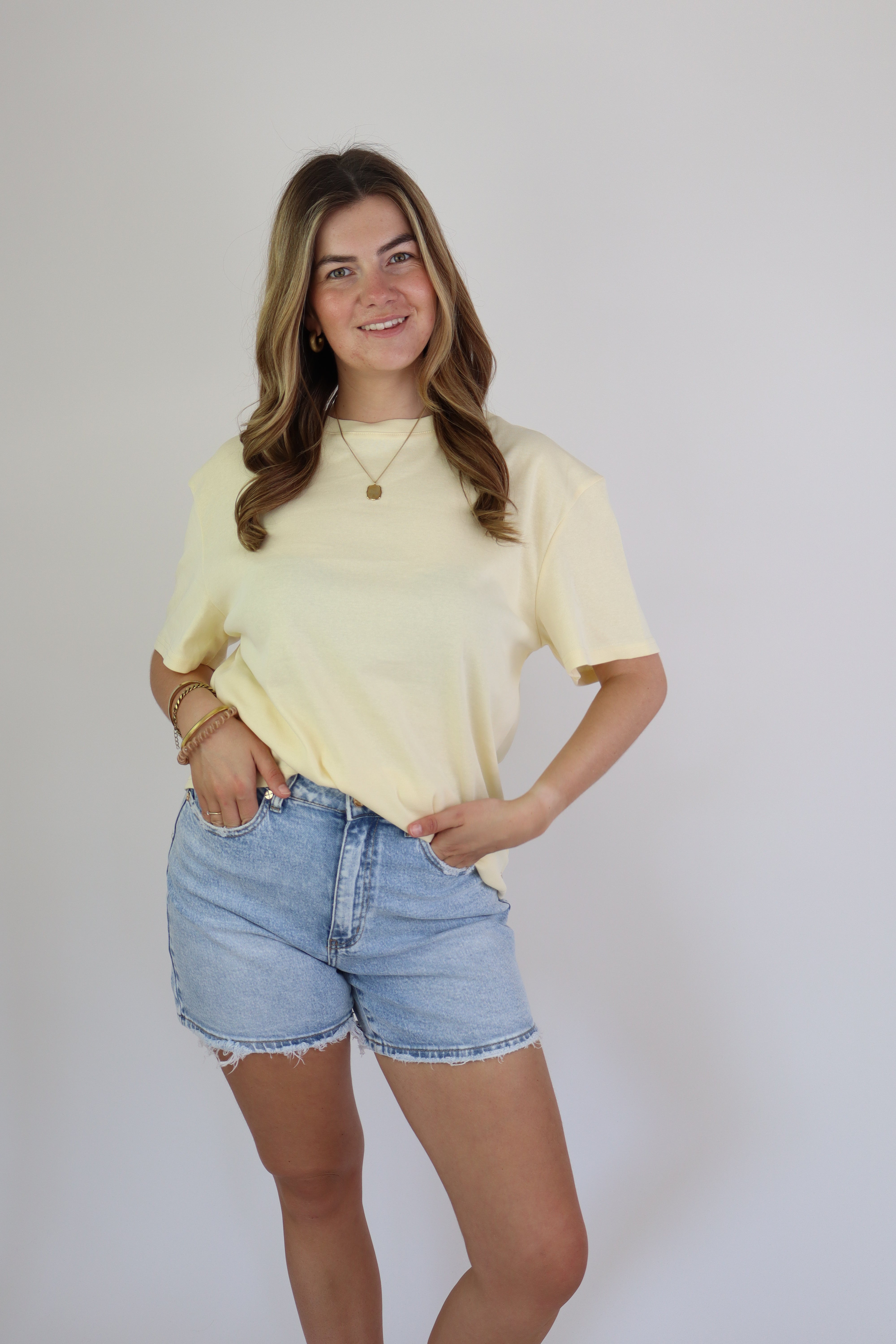 Ambika Basic Tee Yellow