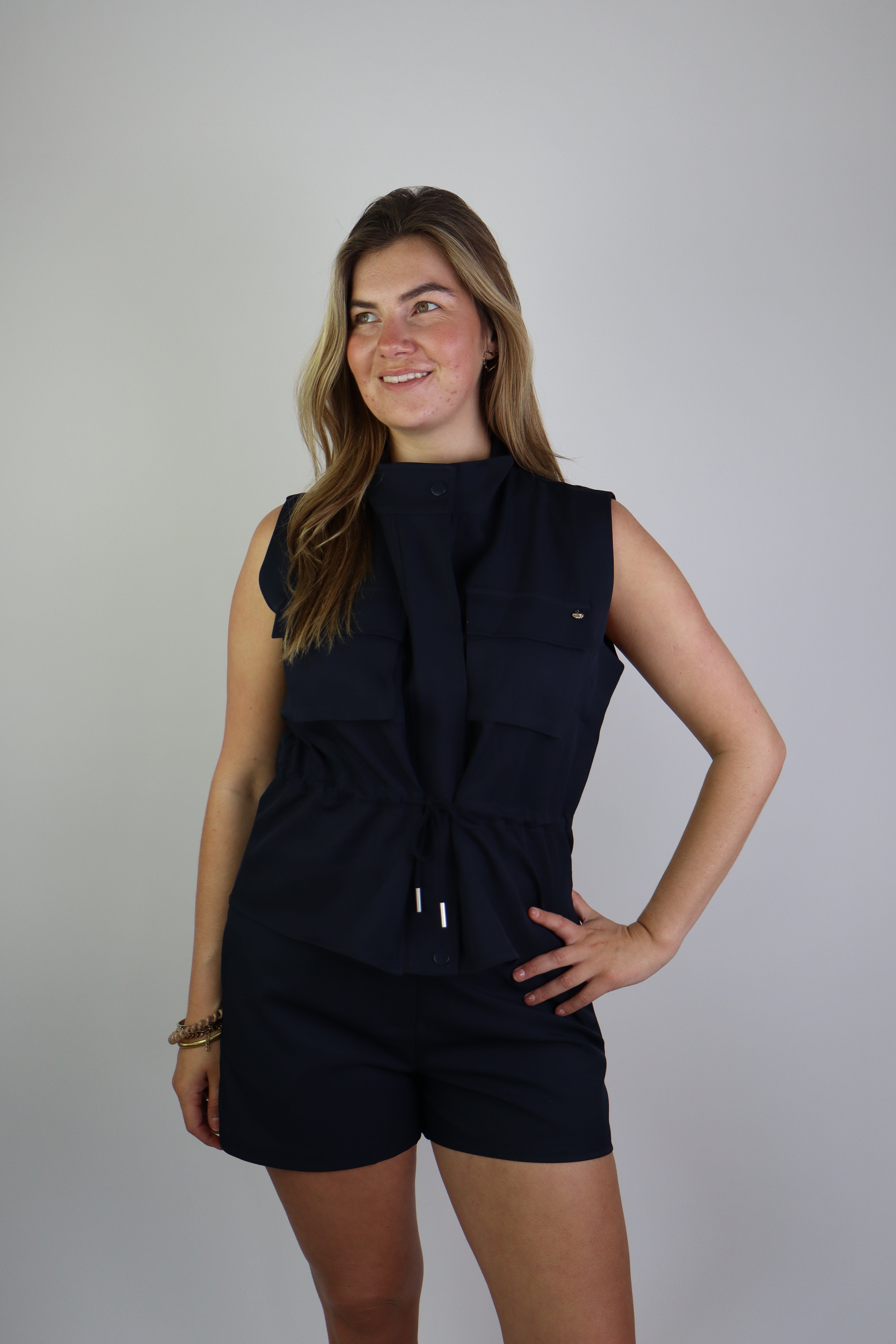 Alicia Gilet Ambika Navy