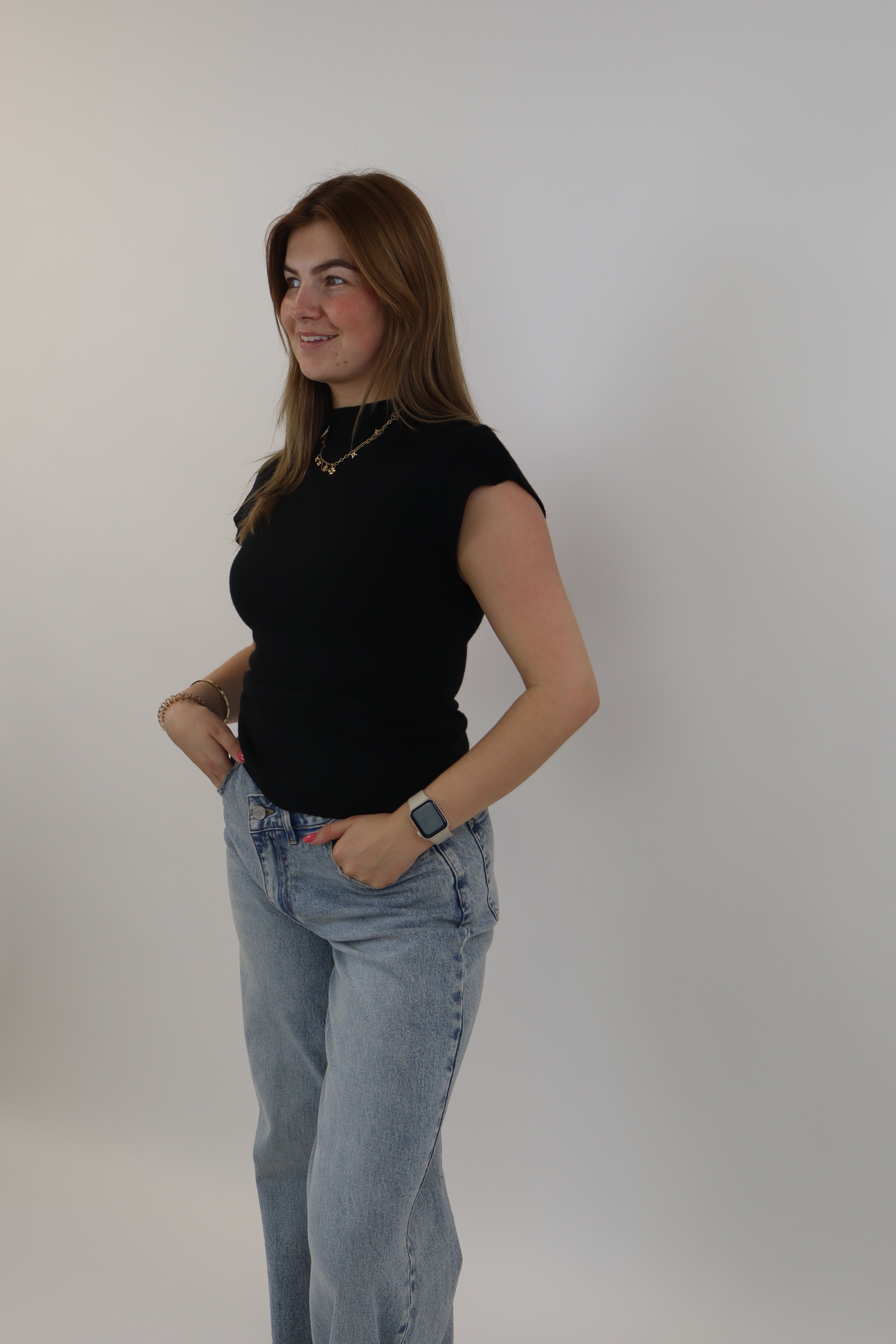 Roos Basic Top Zwart